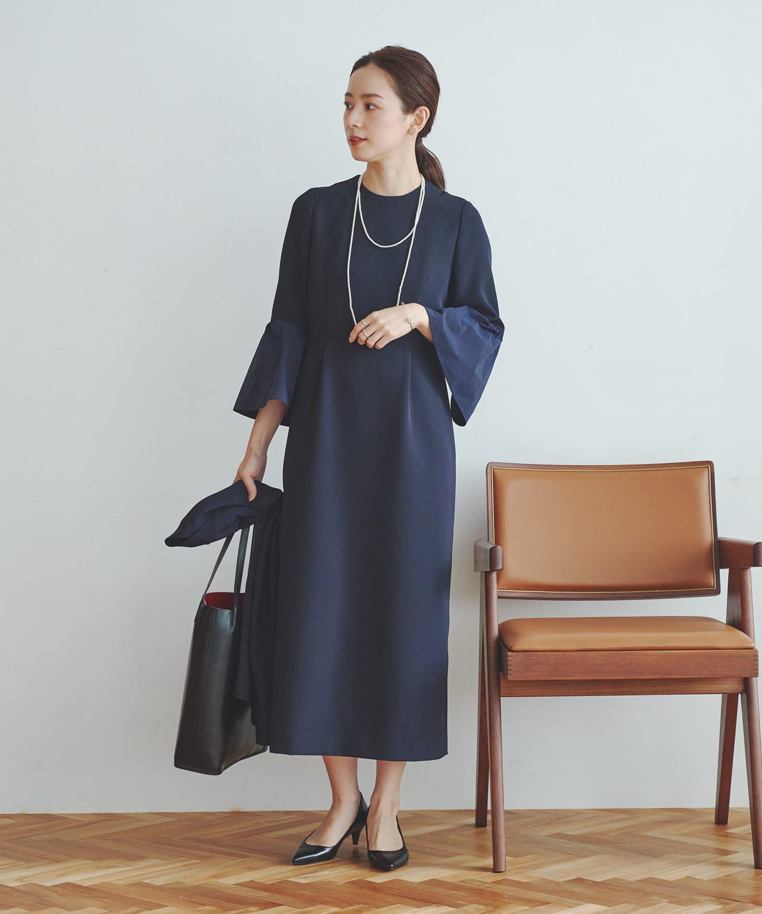 URBAN RESEARCH「フレアスリーブワンピース」|ワンピース|