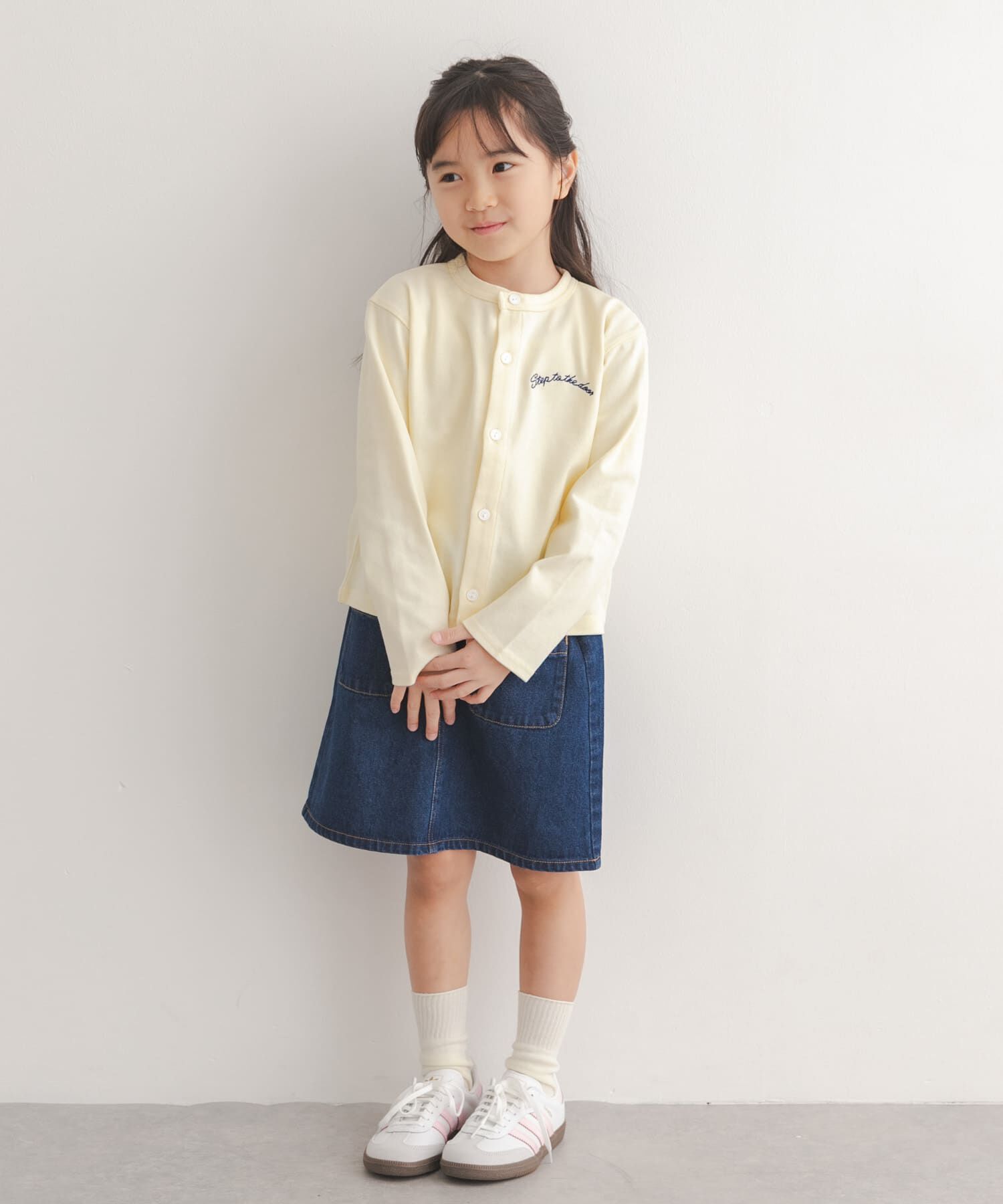 URBAN RESEARCH DOORS「『150サイズあり』クルーネック1pt刺繍カーディガン(KIDS)」|その他|