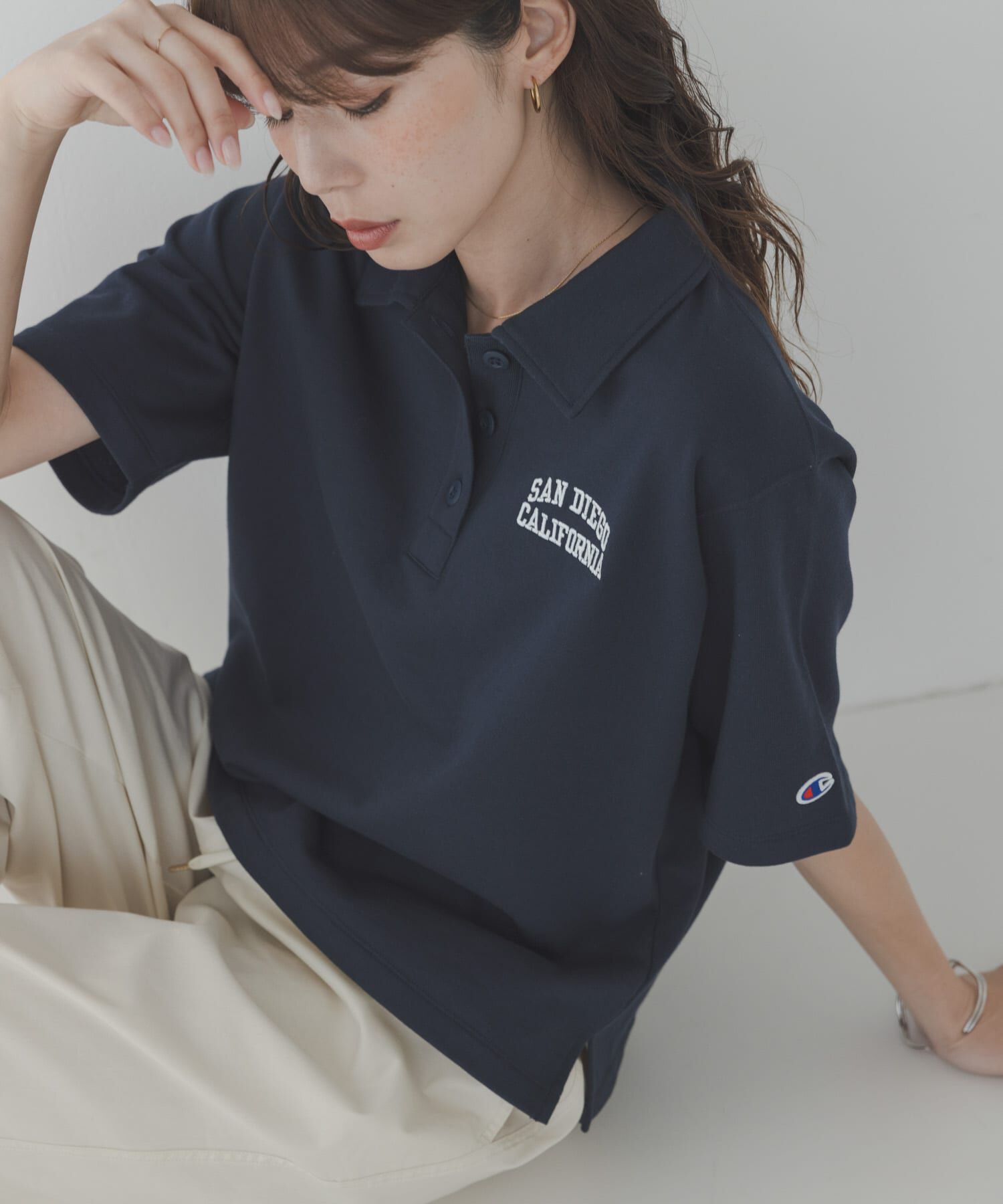 Sonny Label 「『別注』CHAMPION&times;Sonny Label　ポロシャツ」|スウェット・ジャージ|