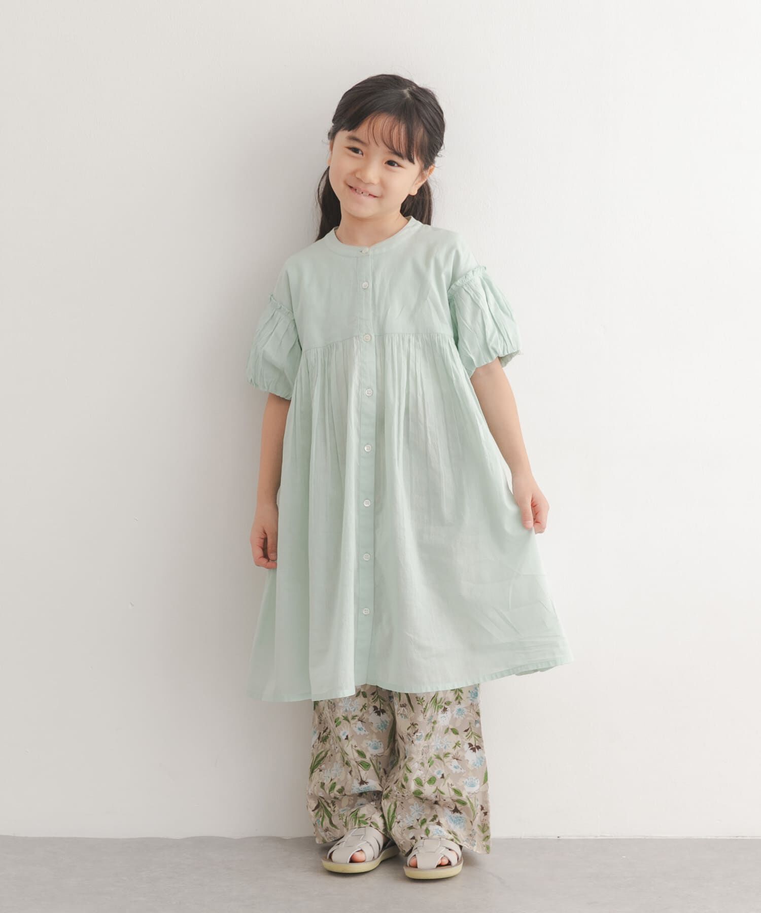 URBAN RESEARCH DOORS「『親子リンク』フラワープリントイージーパンツ(KIDS)」|その他|
