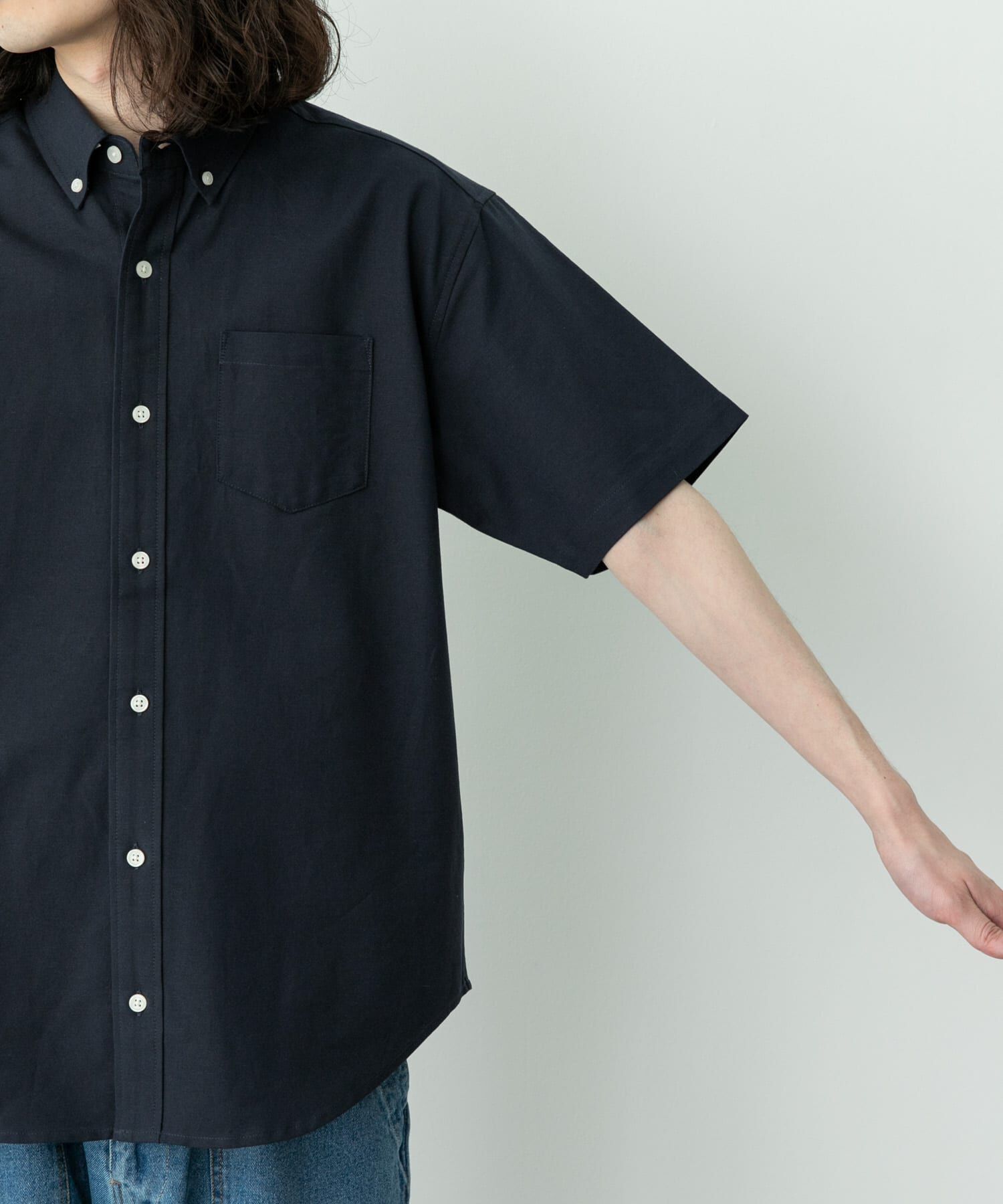 Sonny Label 「抗菌オックスボタンダウン半袖シャツ」|シャツ・ブラウス|