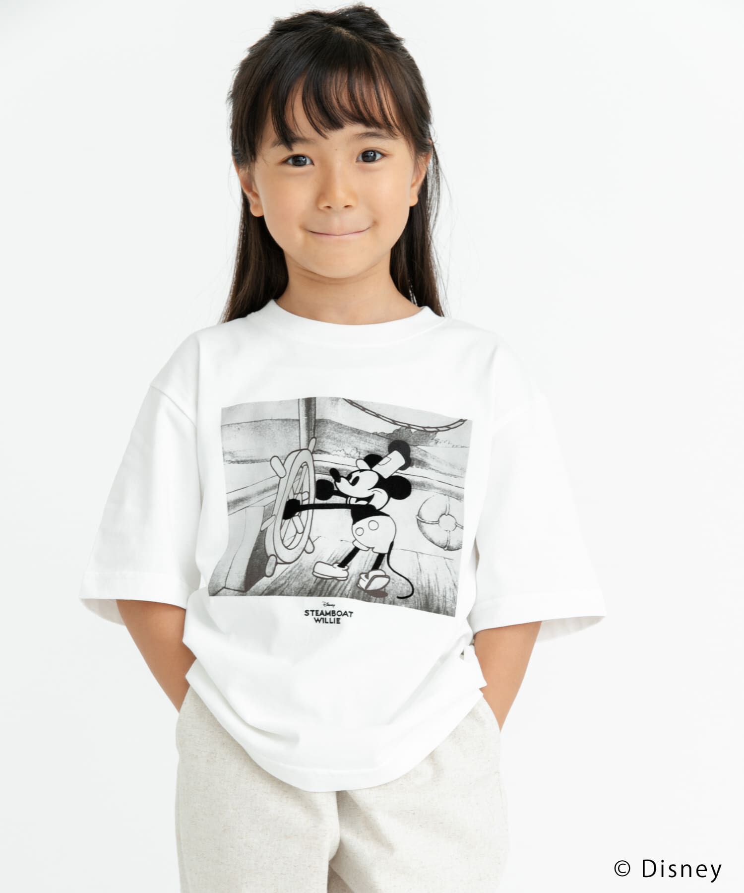 URBAN RESEARCH DOORS「『150サイズあり』別注/Disney/プリントTシャツ(KIDS)」|その他|