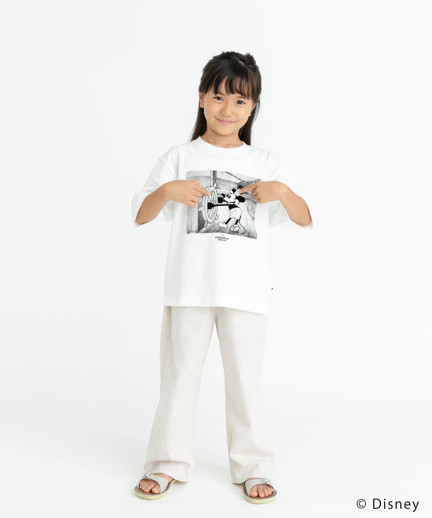URBAN RESEARCH DOORS「『150サイズあり』別注/Disney/プリントTシャツ(KIDS)」|その他|