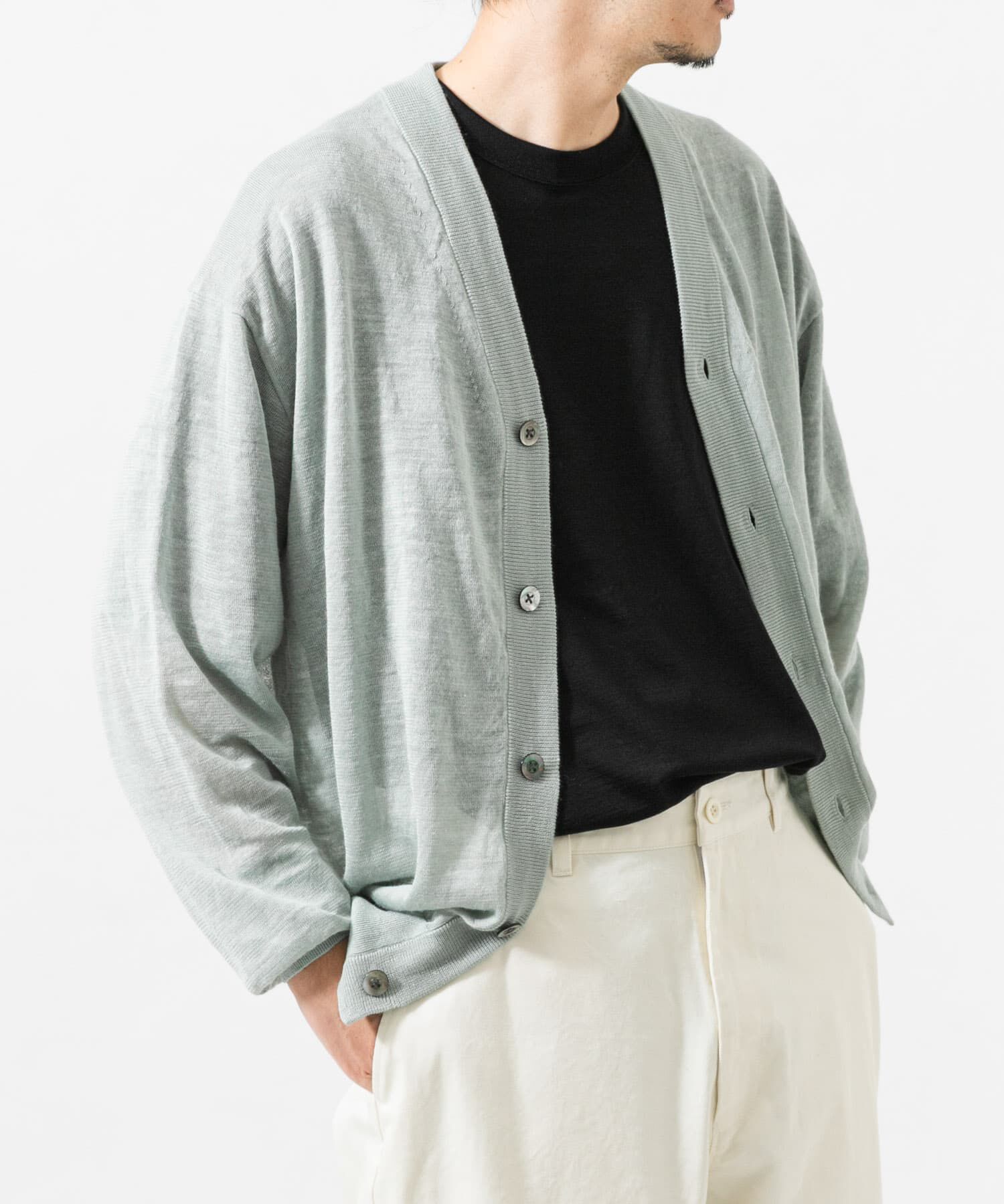 URBAN RESEARCH「RAMIE SHEER CARDIGAN」|ニット・セーター|