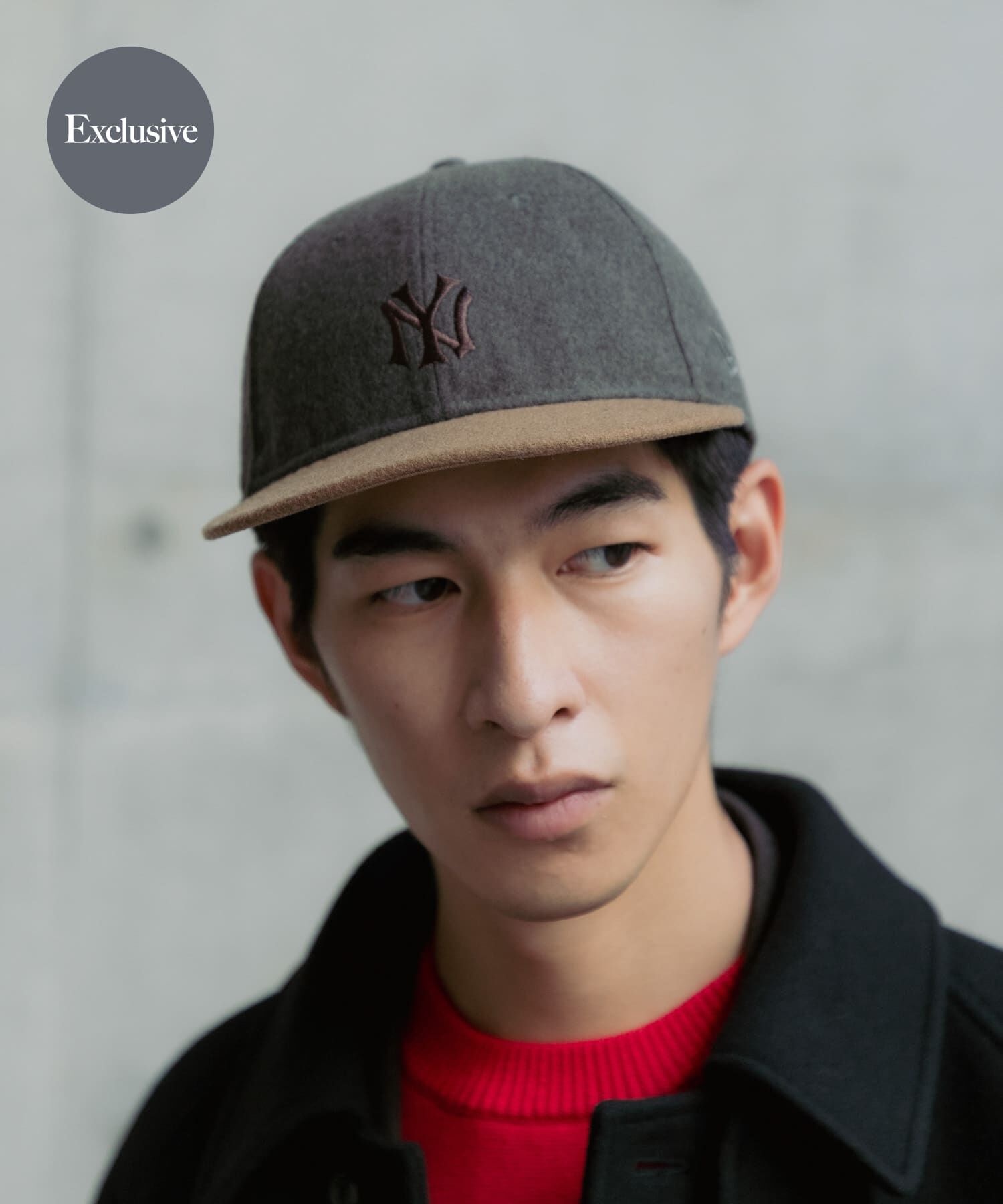 URBAN RESEARCH「『別注』New Era&times;URBAN RESEARCH　RC950 WOOL MELTON CAP」|キャップ・キャスケット|グリーン系その他