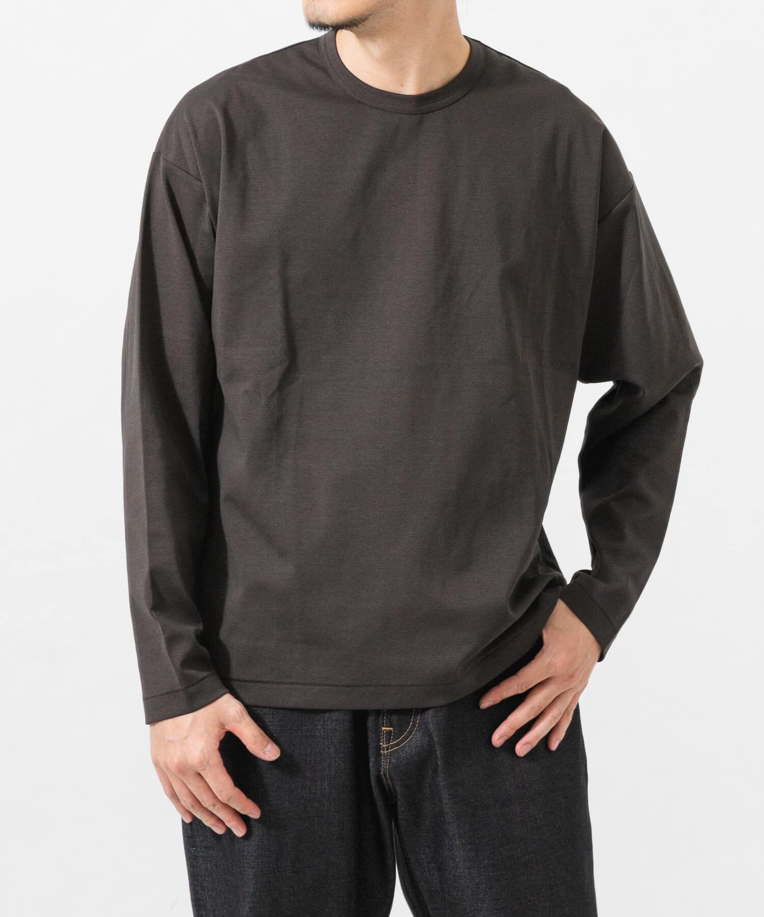 URBAN RESEARCH「COTTON NYLON SMOOTHY LONG-SLEEVE」|Tシャツ・カットソー|