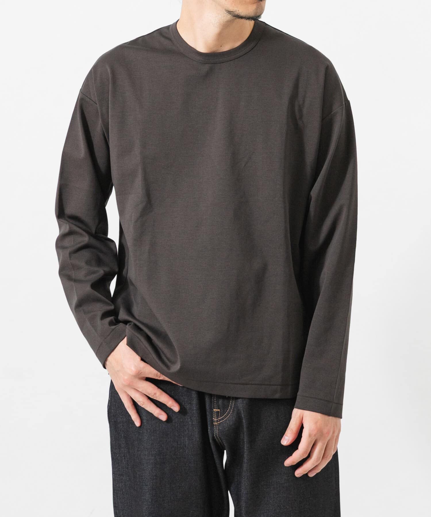 URBAN RESEARCH「COTTON NYLON SMOOTHY LONG-SLEEVE」|Tシャツ・カットソー|