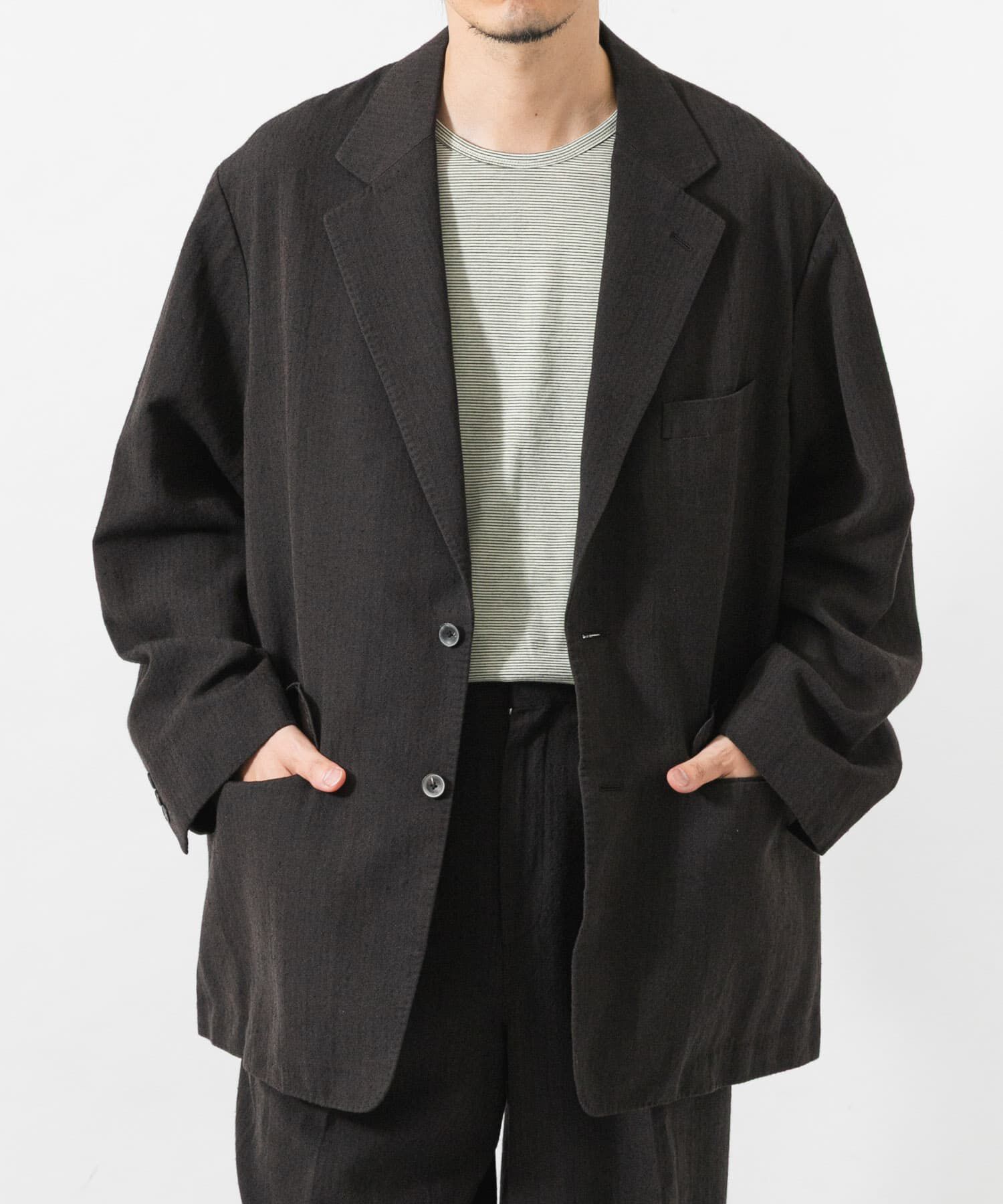 URBAN RESEARCH「new basic　WOOL SILK LINEN SINGLE JACKET」|その他|