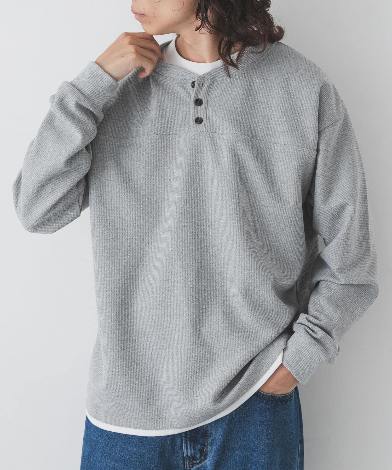 Sonny Label 「ワッフルレイヤードロングスリーブTシャツ」|Tシャツ・カットソー|