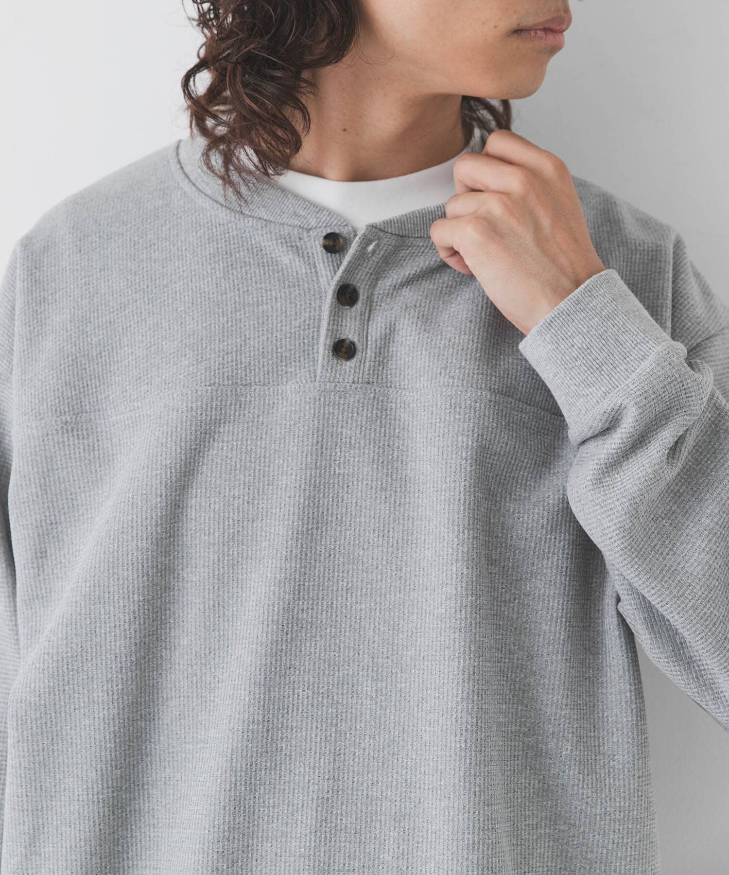 Sonny Label 「ワッフルレイヤードロングスリーブTシャツ」|Tシャツ・カットソー|