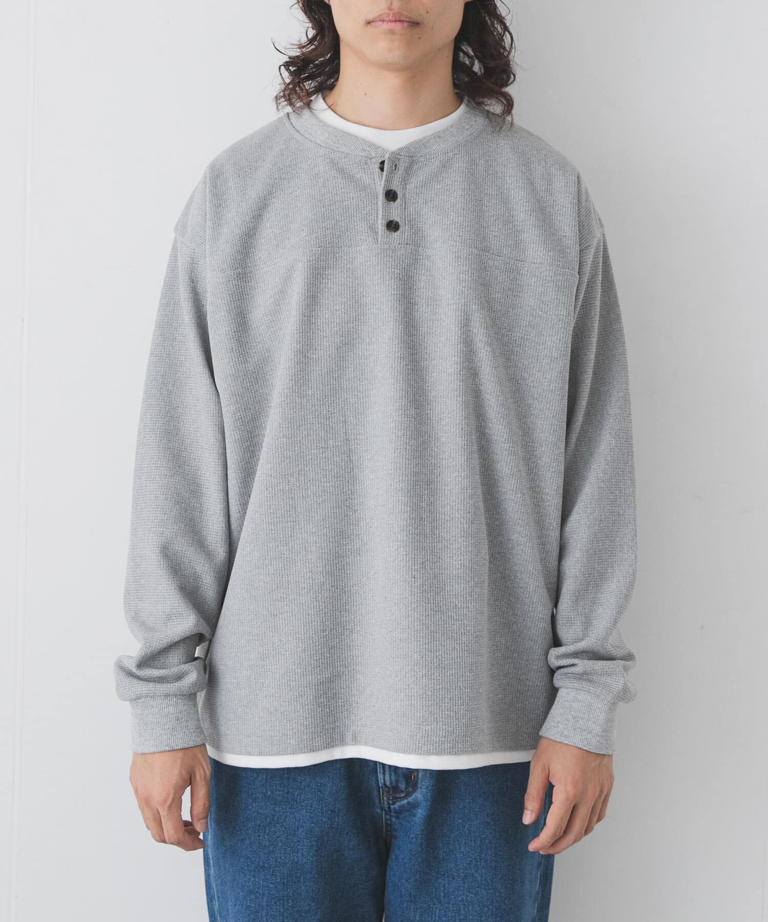 Sonny Label 「ワッフルレイヤードロングスリーブTシャツ」|Tシャツ・カットソー|