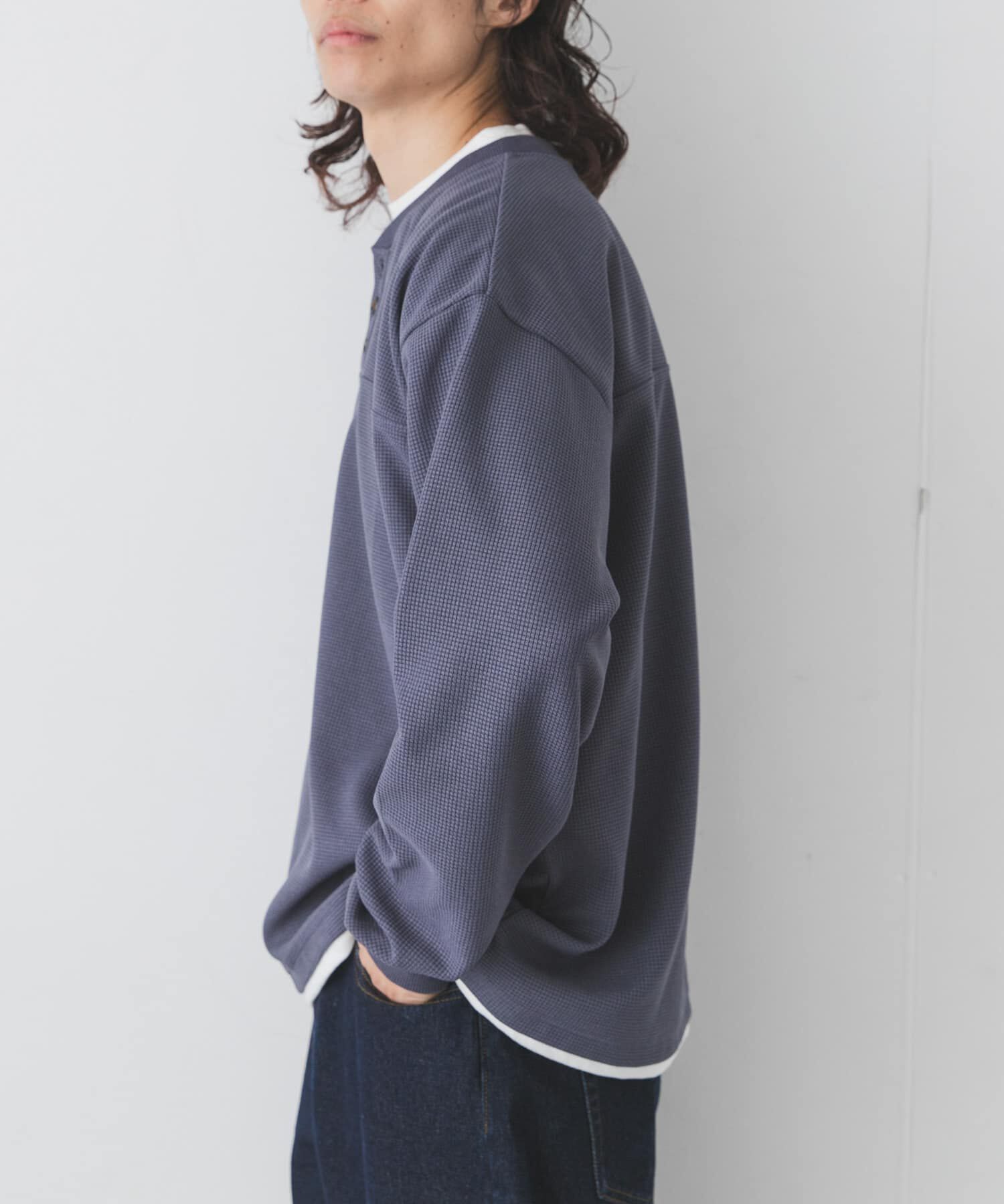 Sonny Label 「ワッフルレイヤードロングスリーブTシャツ」|Tシャツ・カットソー|