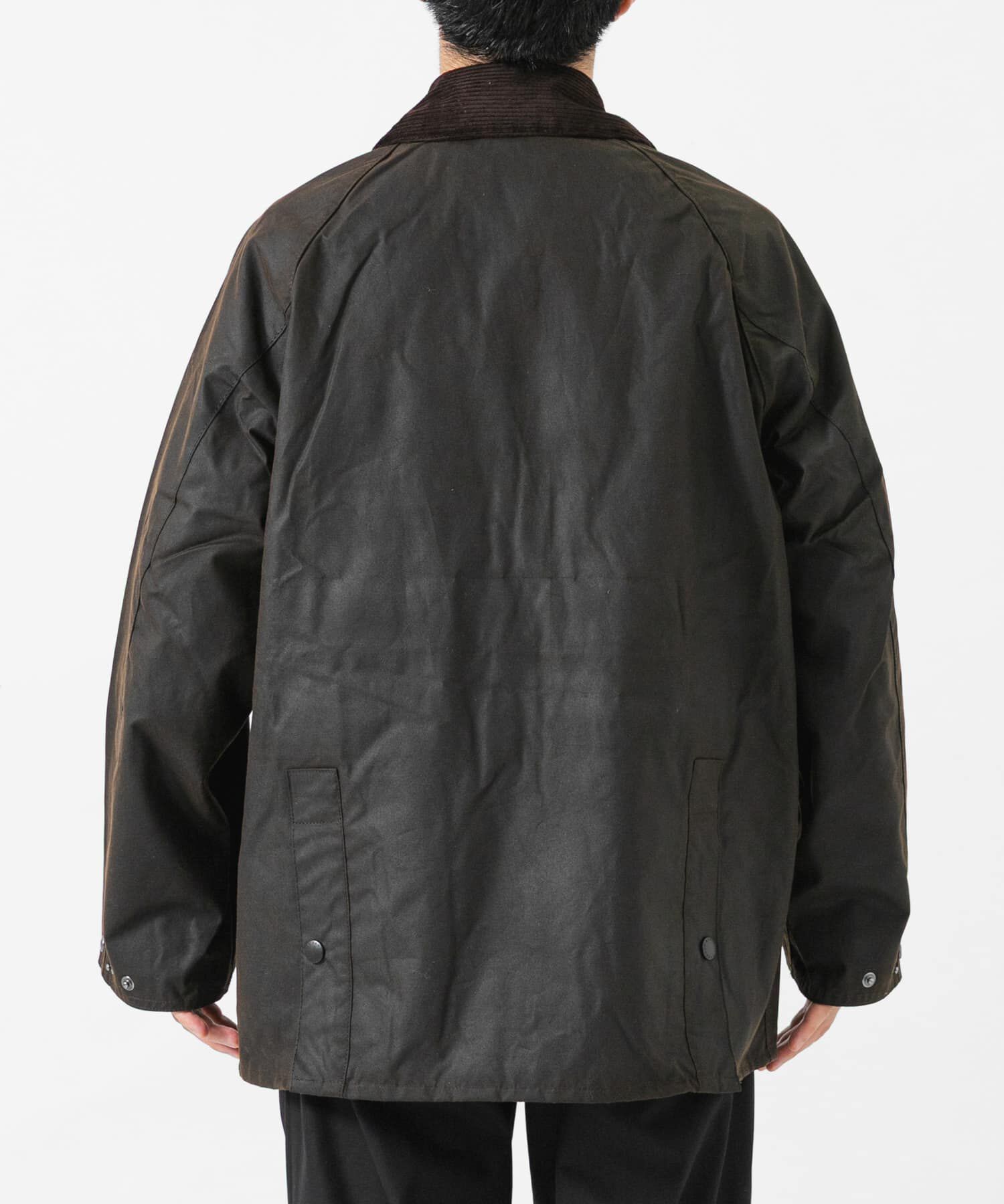 URBAN RESEARCH「Barbour　OS BEDALE WAX JACKET」|ノーカラーコート|