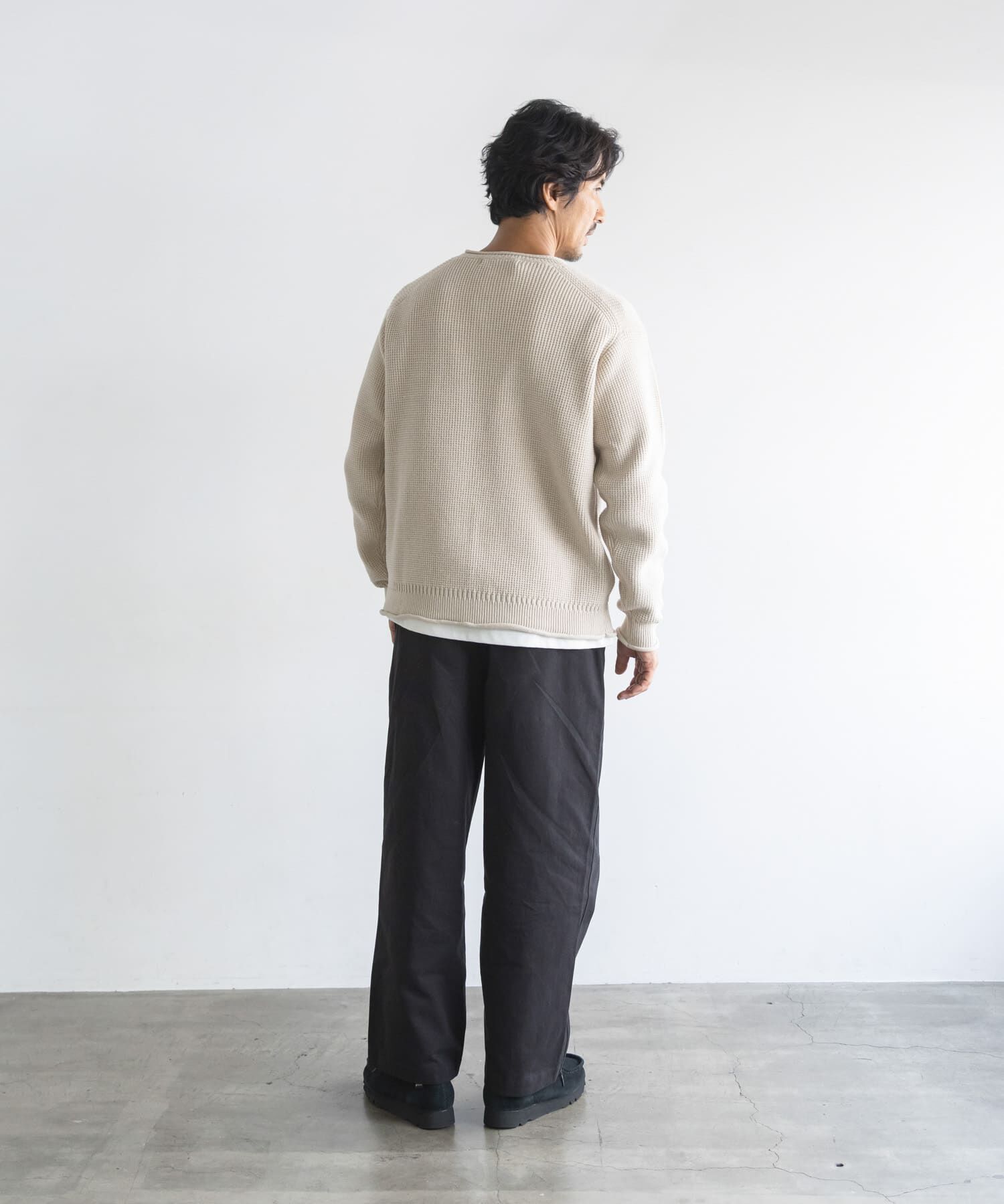 Sonny Label 「ワッフルヘンリーネックニットプルオーバー」|ニット・セーター|