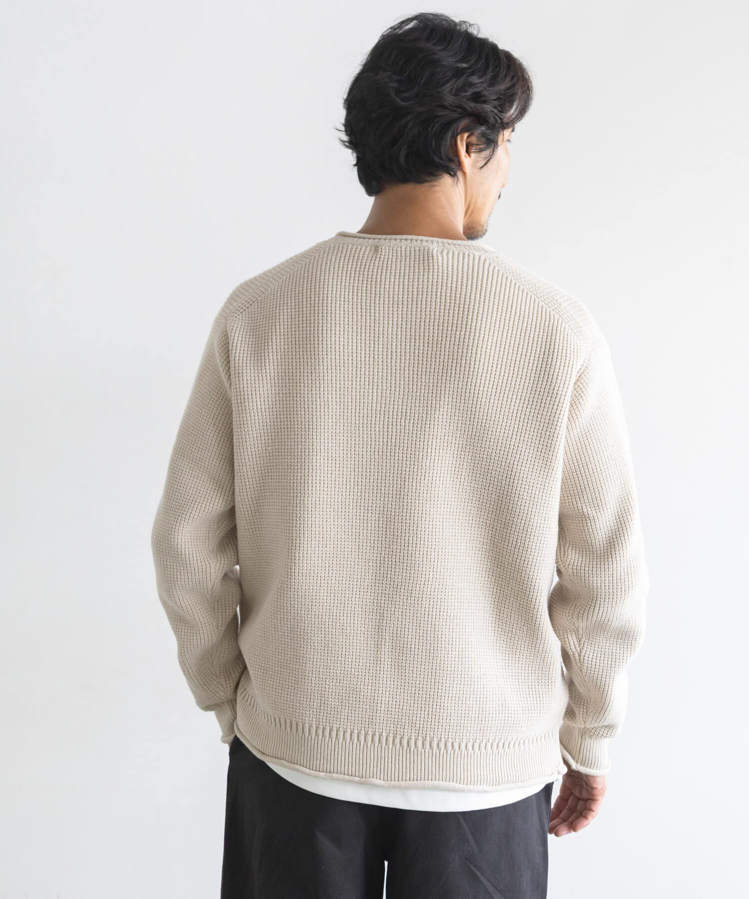Sonny Label 「ワッフルヘンリーネックニットプルオーバー」|ニット・セーター|