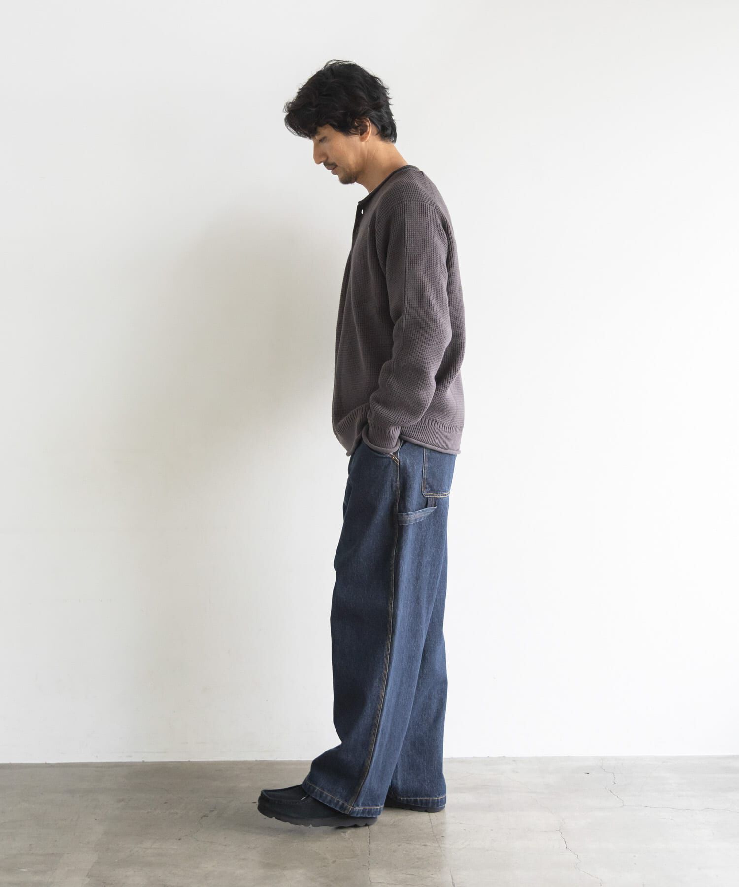 Sonny Label 「ワッフルヘンリーネックニットプルオーバー」|ニット・セーター|
