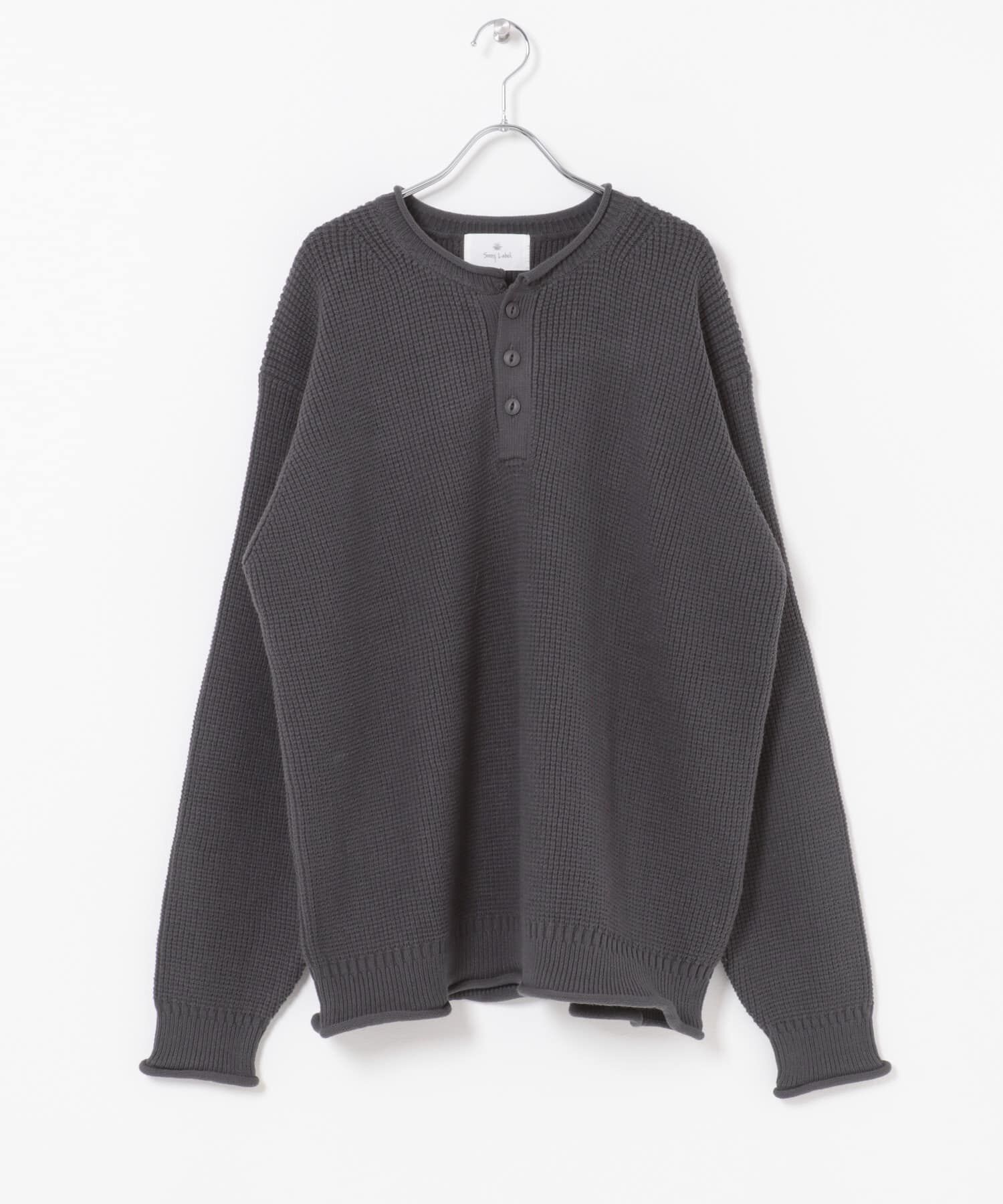 Sonny Label 「ワッフルヘンリーネックニットプルオーバー」|ニット・セーター|