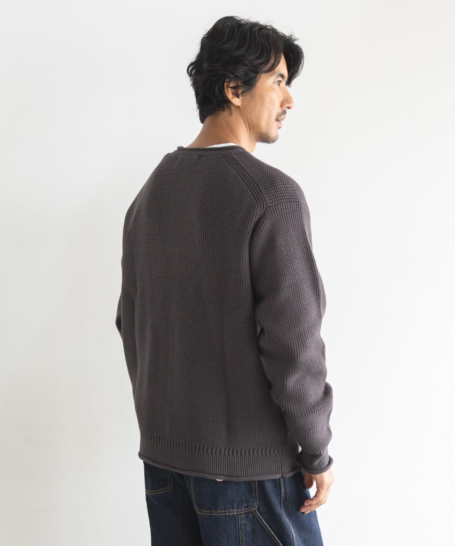 Sonny Label 「ワッフルヘンリーネックニットプルオーバー」|ニット・セーター|