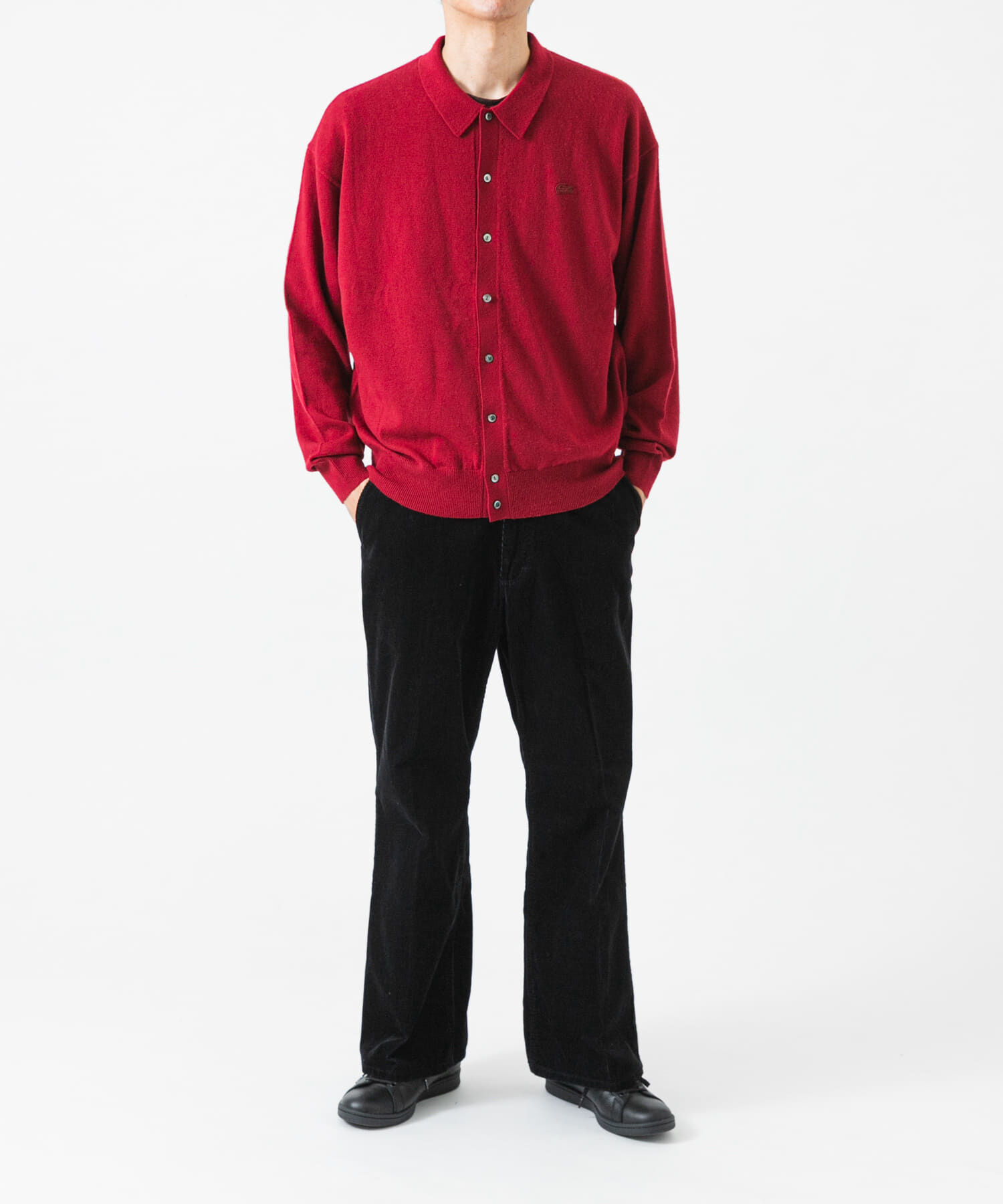 URBAN RESEARCH「『別注』LACOSTE&times;URBAN RESEARC　KNIT POLO CARDIGAN」|カーディガン|