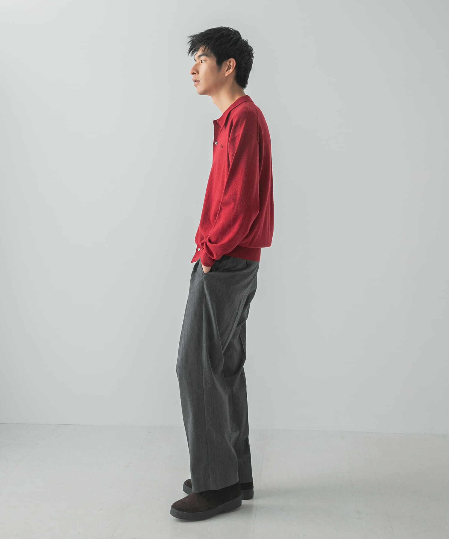 URBAN RESEARCH「『別注』LACOSTE&times;URBAN RESEARC　KNIT POLO CARDIGAN」|カーディガン|
