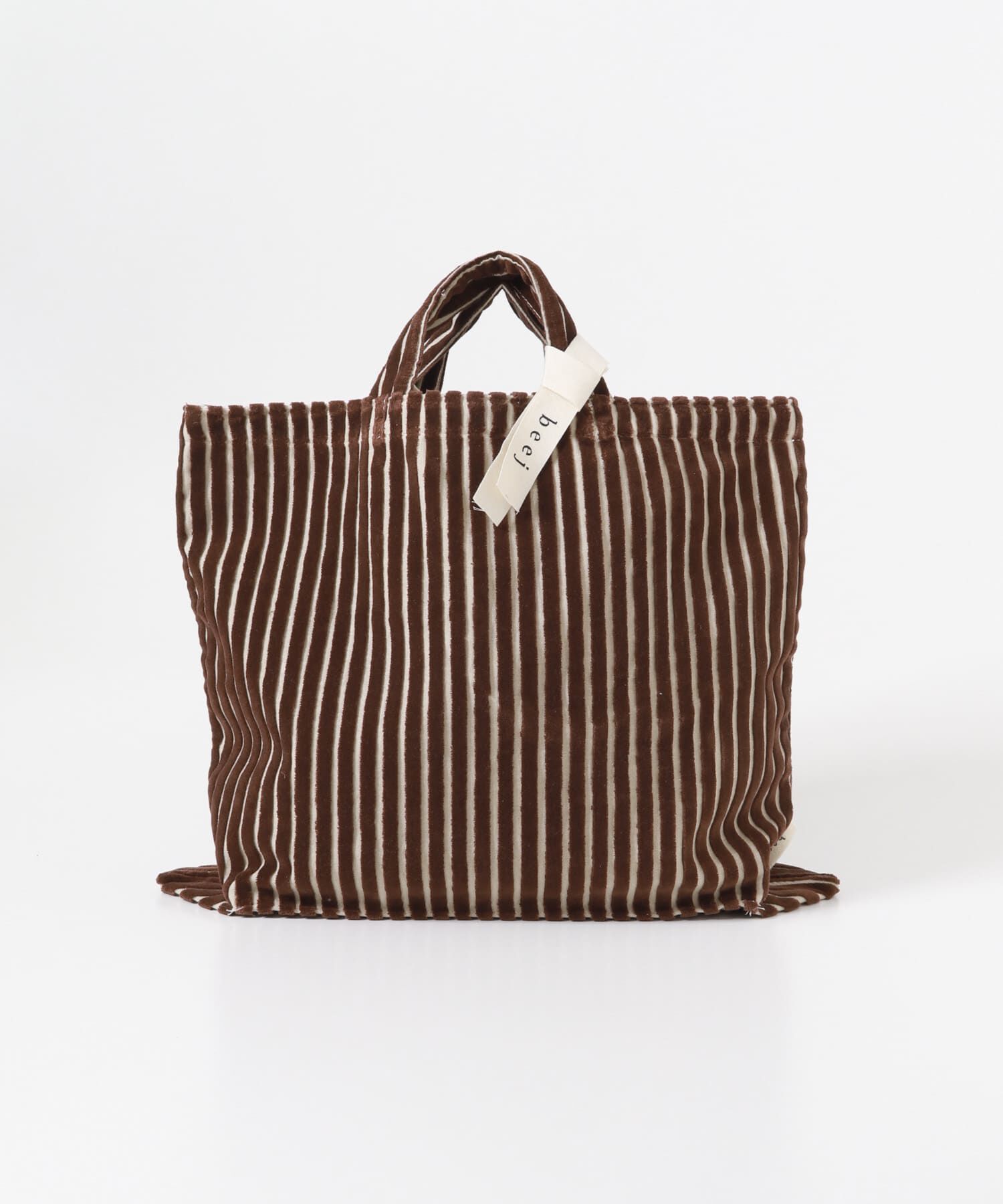 URBAN RESEARCH DOORS「beej　PILE STRIPE BAG」|トートバッグ|