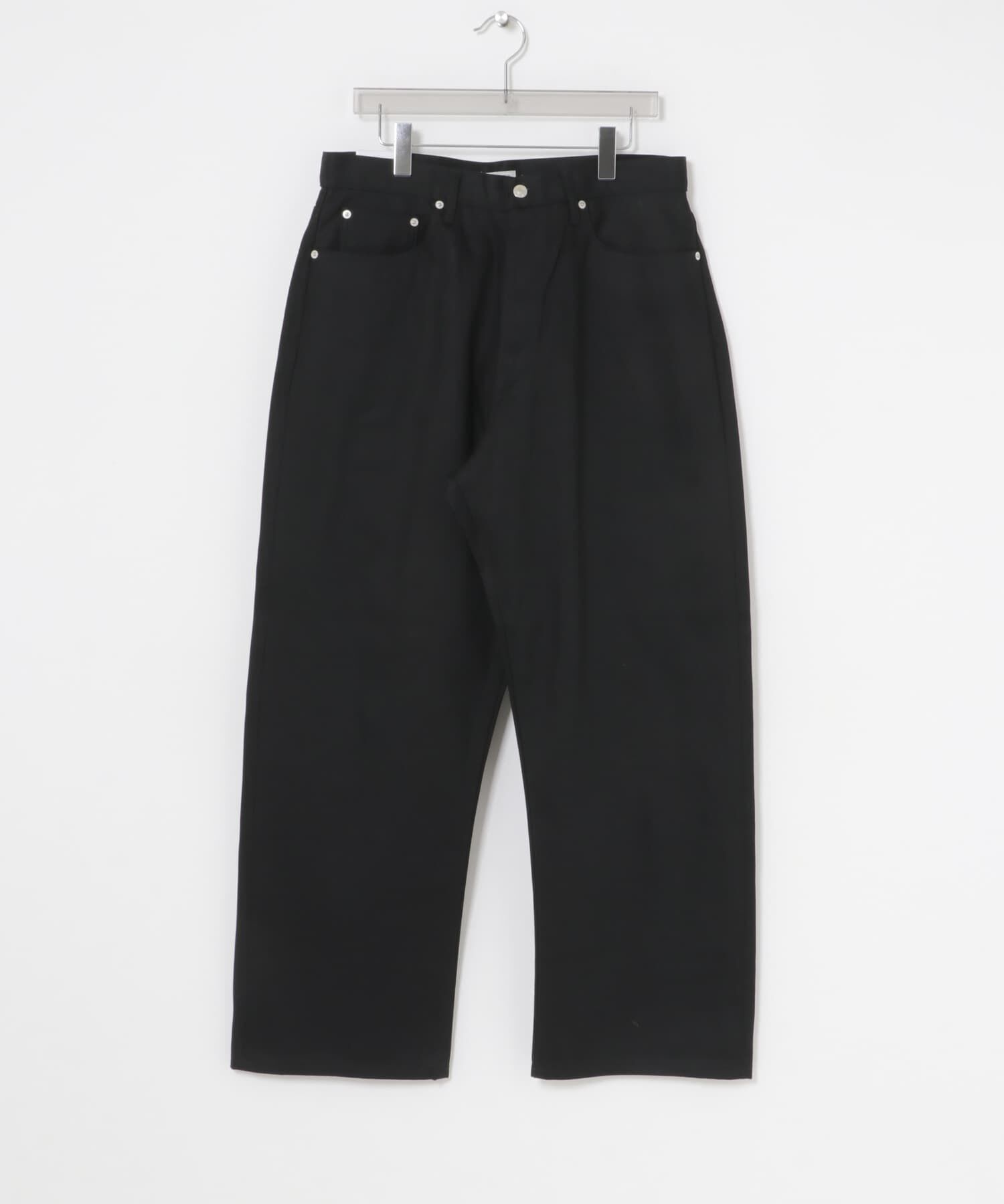 URBAN RESEARCH「SHIOTA　スーピマDENIM PANTSバギー#JAY」|デニム|ブラック
