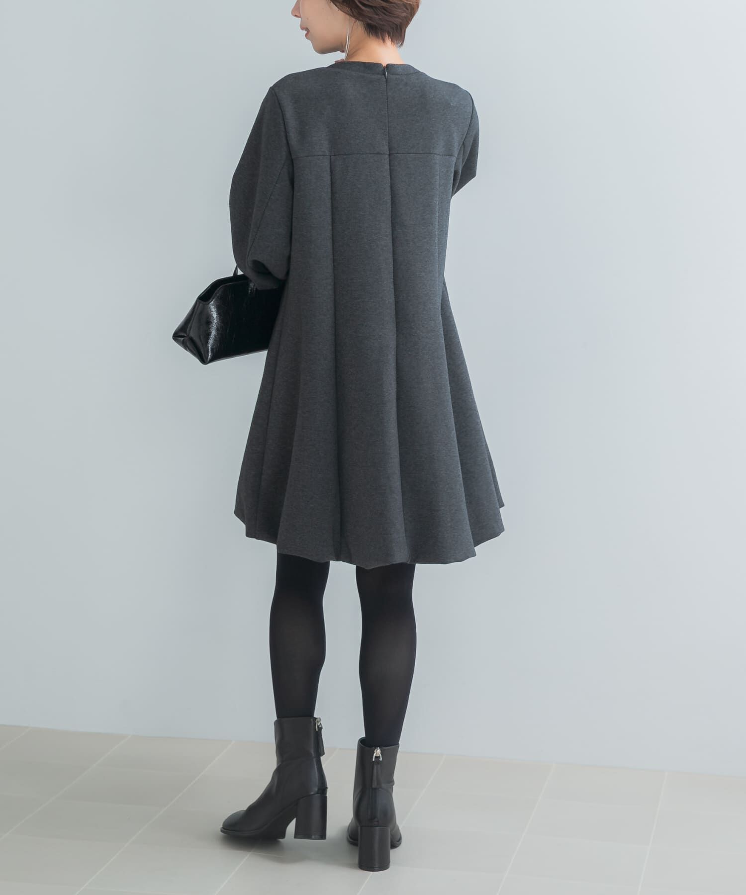 URBAN RESEARCH ROSSO「ダンボールコクーンスリーブバルーンワンピース」|ワンピース|