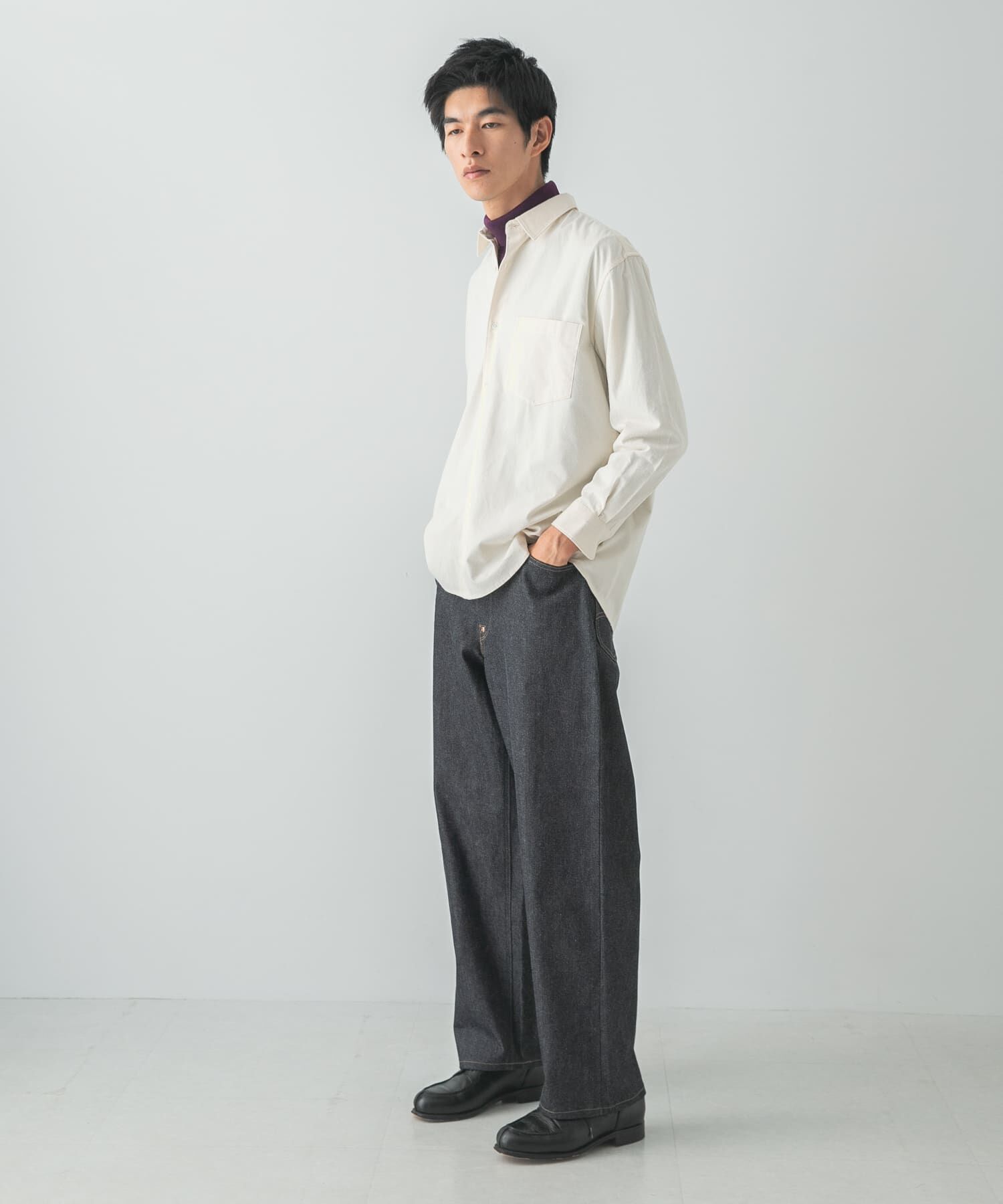URBAN RESEARCH「『UR TECH』BRUSHED TWILL SHIRTS」|シャツ・ブラウス|