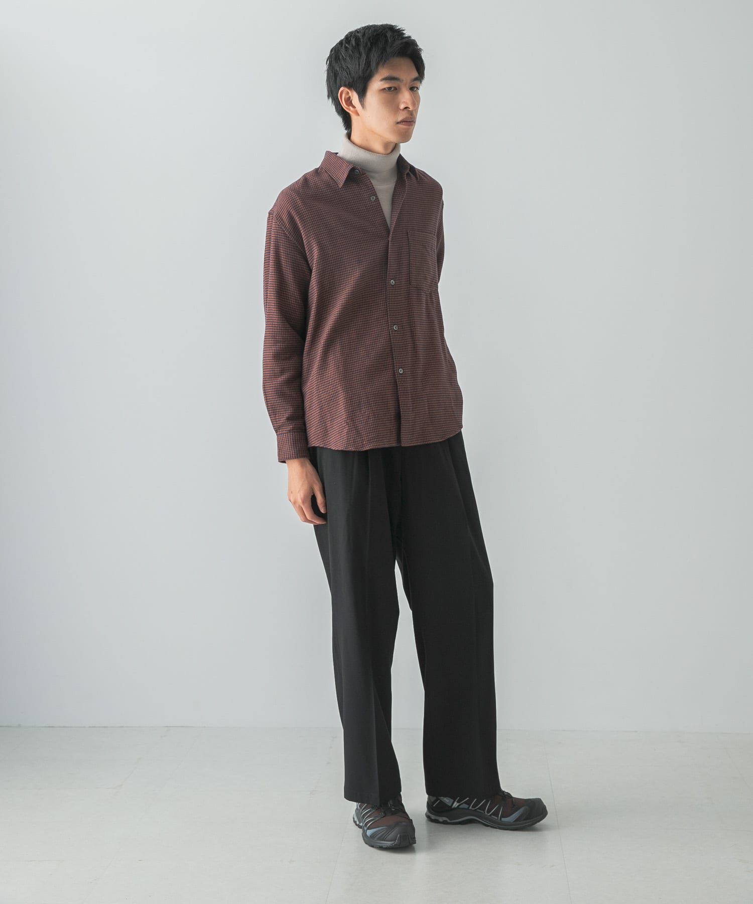 URBAN RESEARCH「『UR TECH』BRUSHED TWILL SHIRTS」|シャツ・ブラウス|
