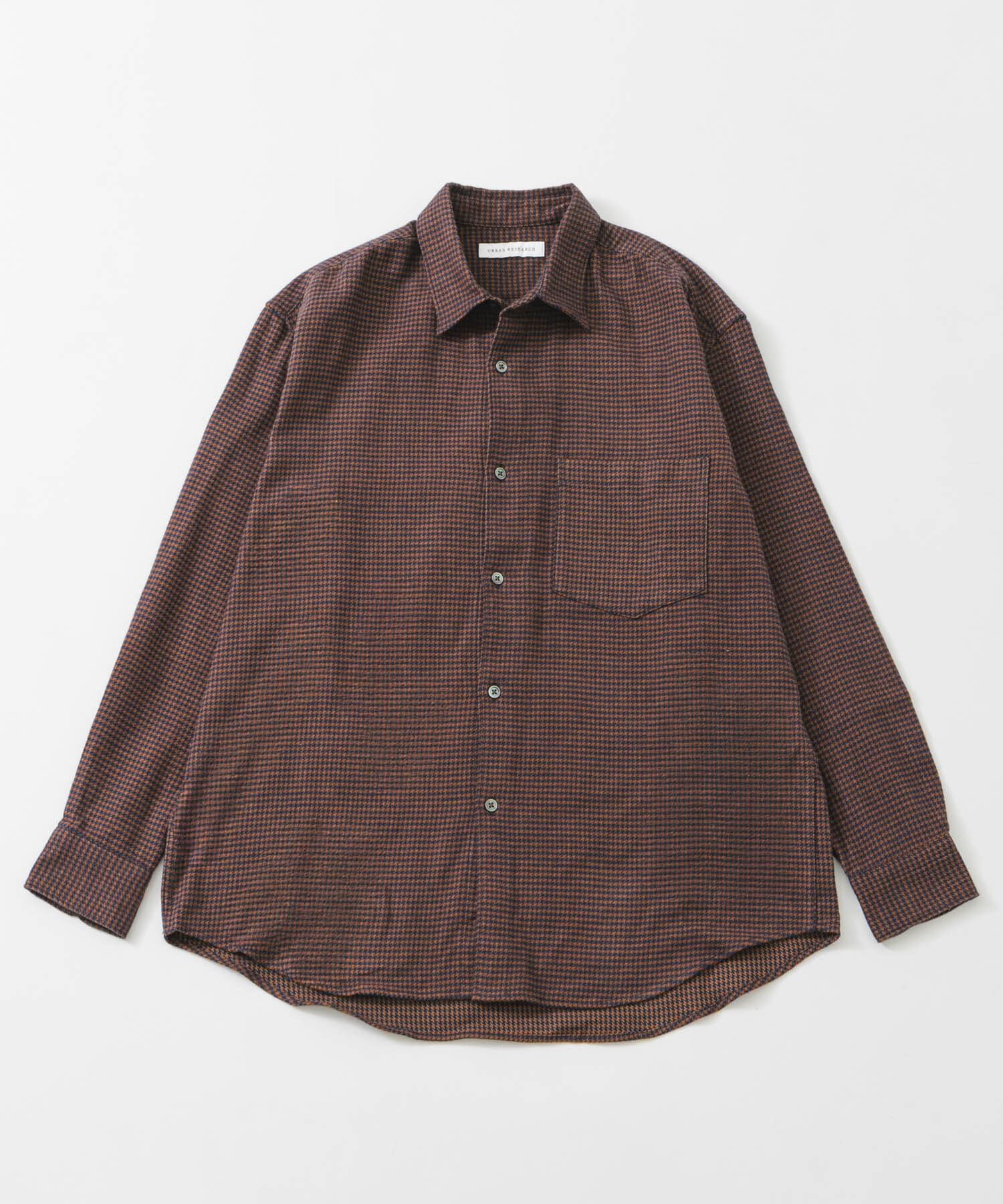 URBAN RESEARCH「『UR TECH』BRUSHED TWILL SHIRTS」|シャツ・ブラウス|