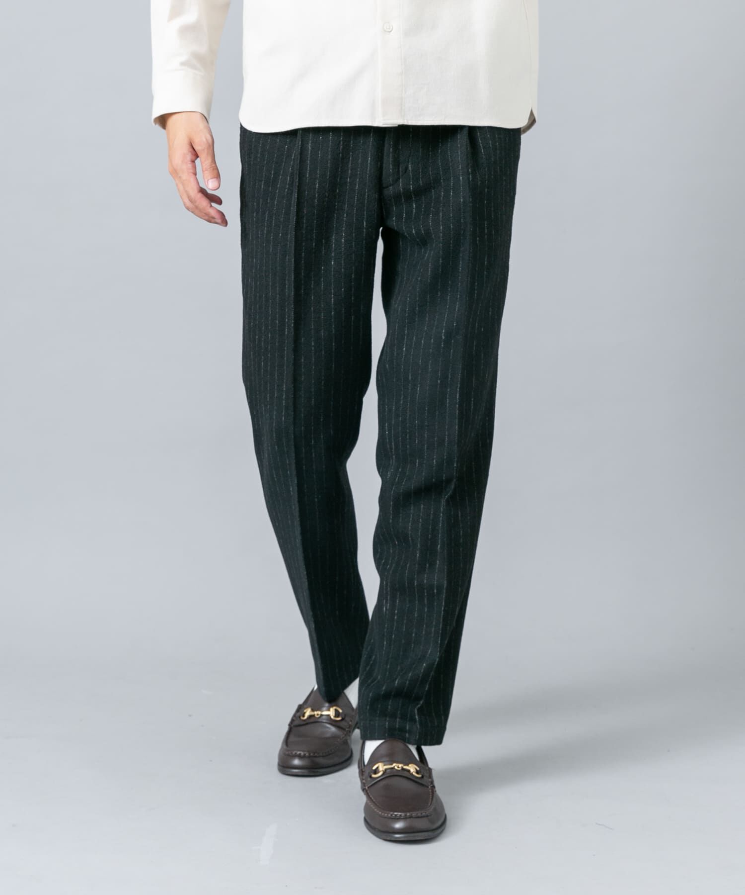 URBAN RESEARCH ROSSO「ウールストライプテーパードスラックス」|その他|