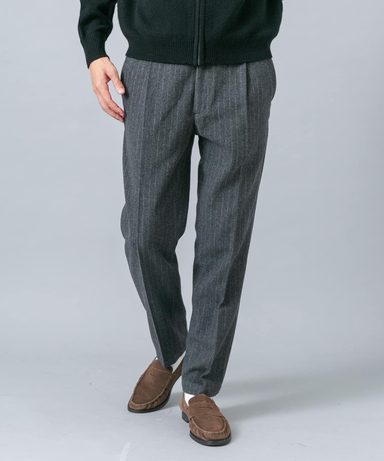 URBAN RESEARCH ROSSO「ウールストライプテーパードスラックス」|その他|