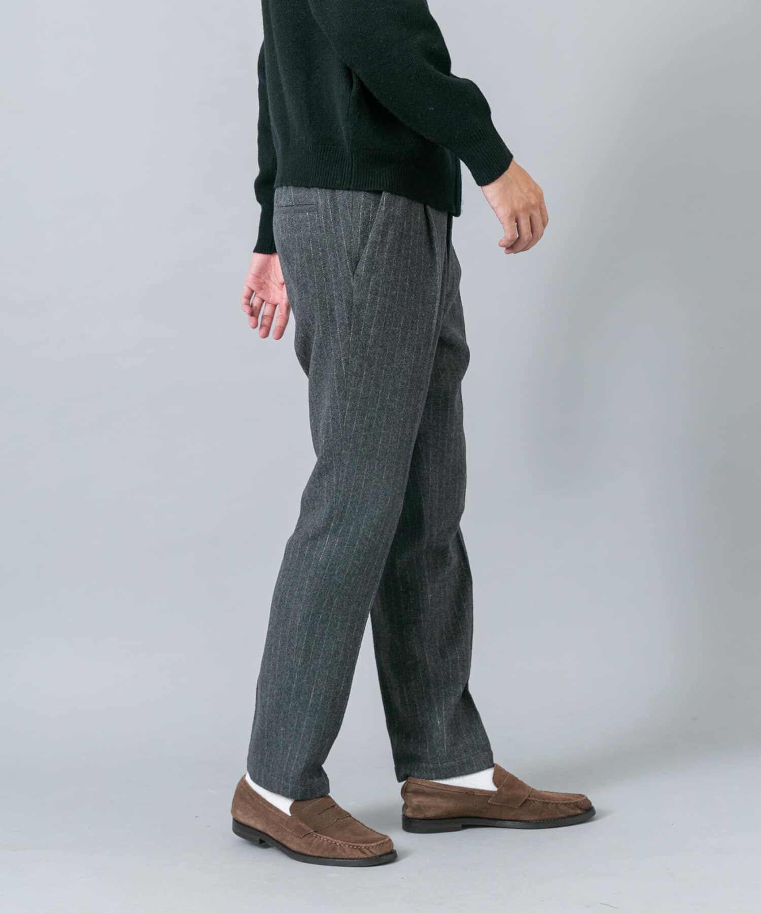 URBAN RESEARCH ROSSO「ウールストライプテーパードスラックス」|その他|