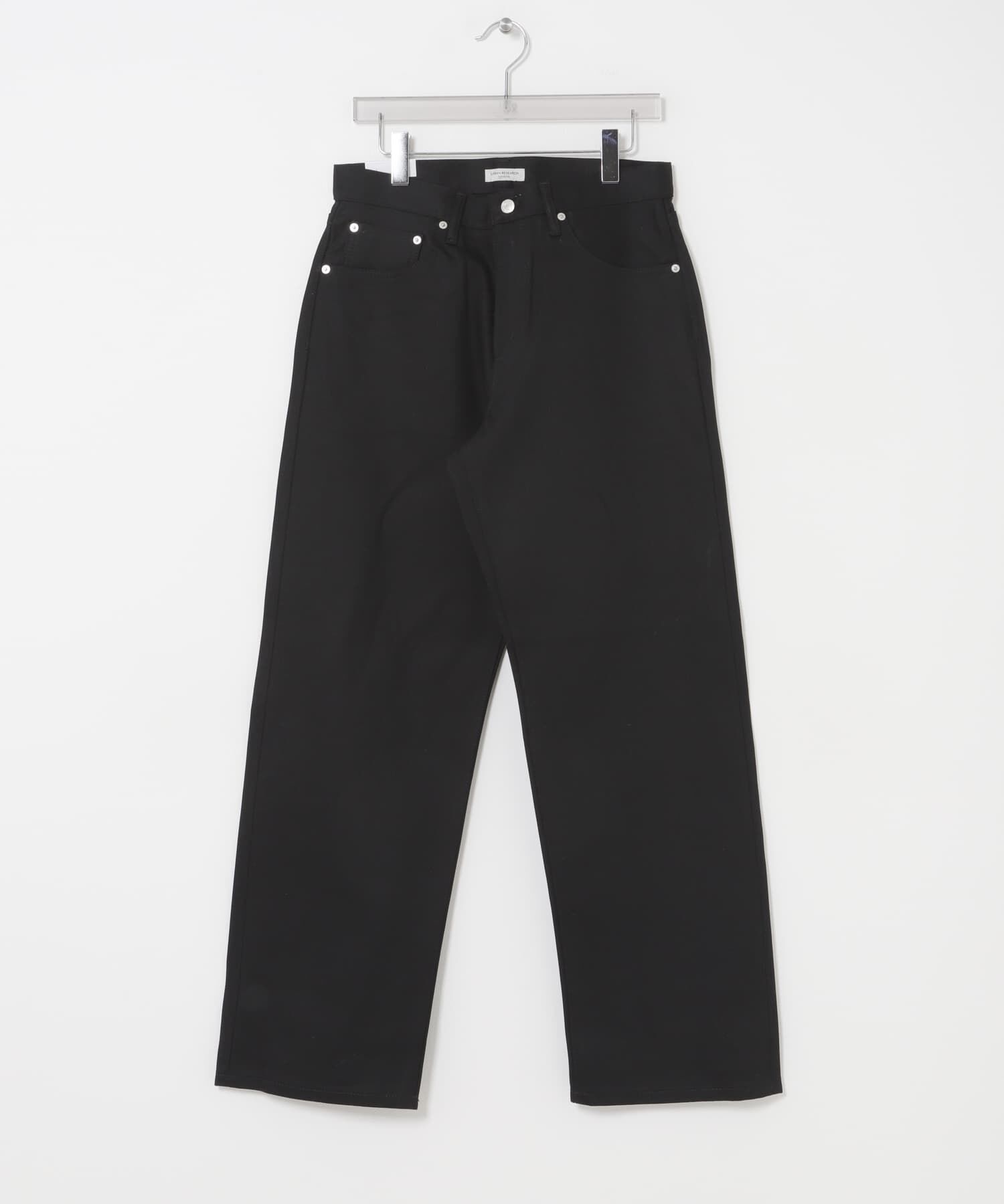 URBAN RESEARCH「SHIOTA　スーピマDENIM PANTSワイド#BOB」|デニム|ブラック