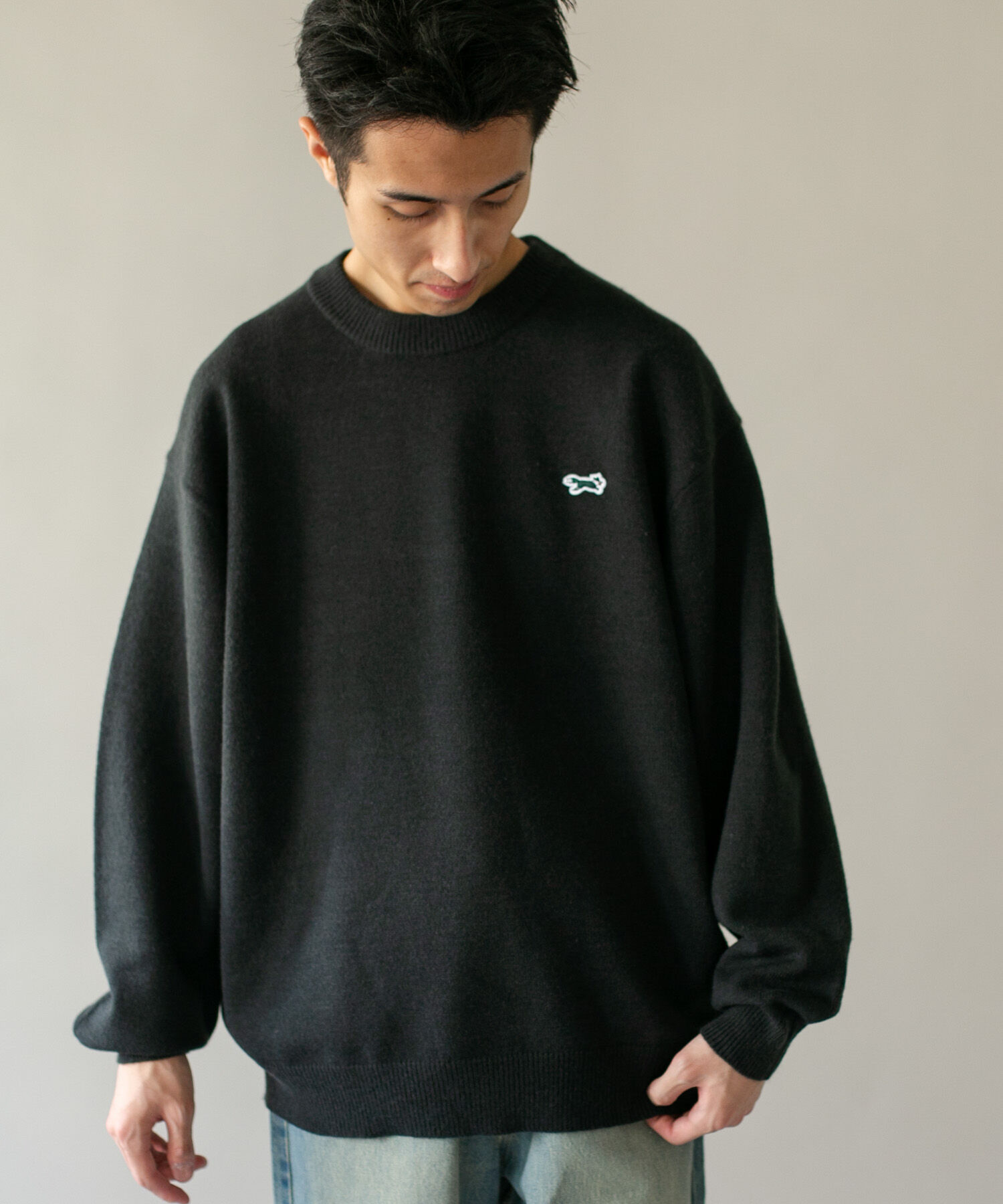 URBAN RESEARCH DOORS「『別注』PENNEYS&times;DOORS　THE FOX クルーネック スフレニット」|ニット・セーター|