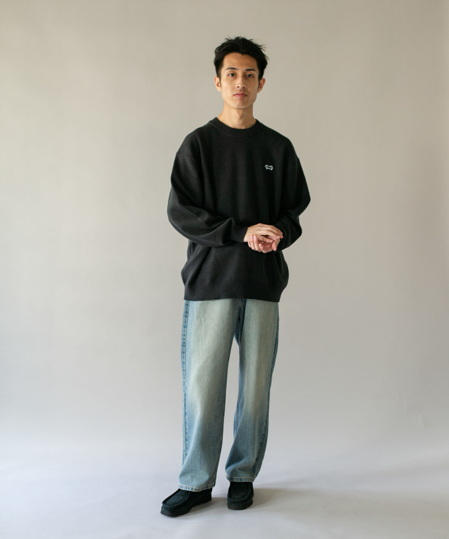 URBAN RESEARCH DOORS「『別注』PENNEYS&times;DOORS　THE FOX クルーネック スフレニット」|ニット・セーター|