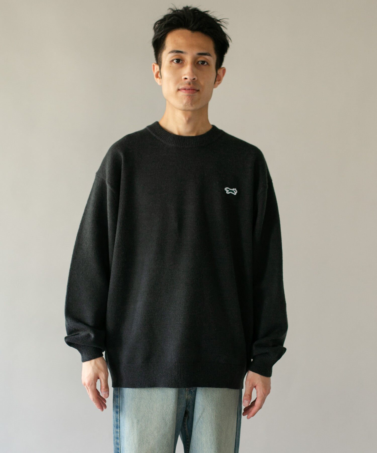URBAN RESEARCH DOORS「『別注』PENNEYS&times;DOORS　THE FOX クルーネック スフレニット」|ニット・セーター|