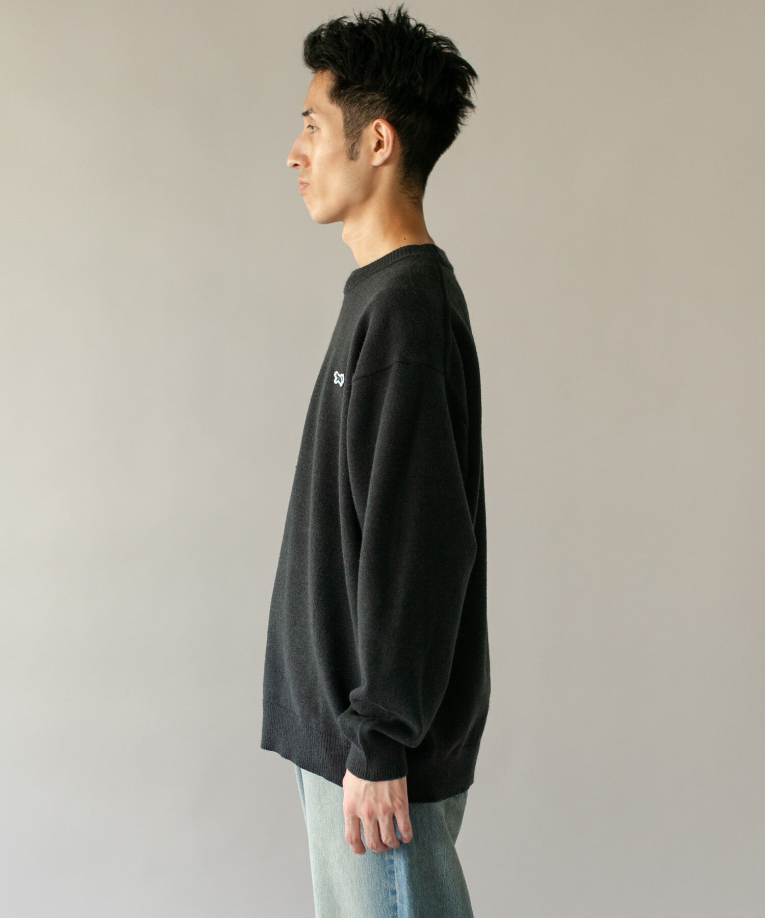 URBAN RESEARCH DOORS「『別注』PENNEYS&times;DOORS　THE FOX クルーネック スフレニット」|ニット・セーター|