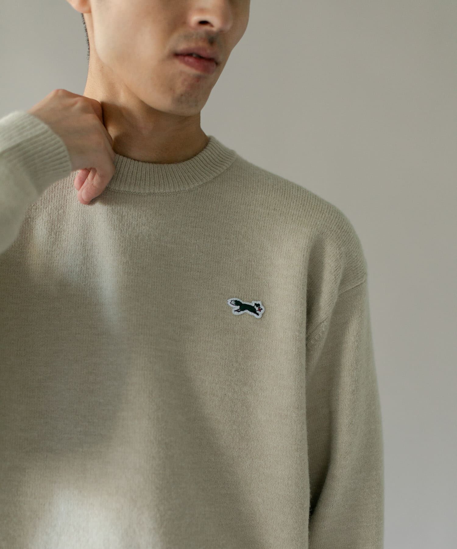 URBAN RESEARCH DOORS「『別注』PENNEYS&times;DOORS　THE FOX クルーネック スフレニット」|ニット・セーター|