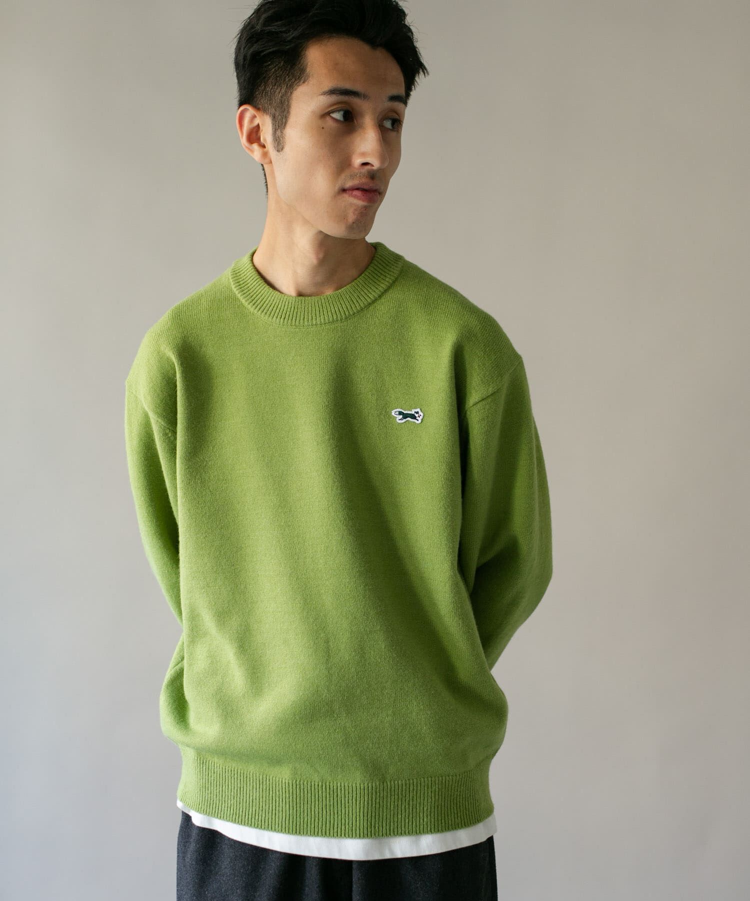 URBAN RESEARCH DOORS「『別注』PENNEYS&times;DOORS　THE FOX クルーネック スフレニット」|ニット・セーター|