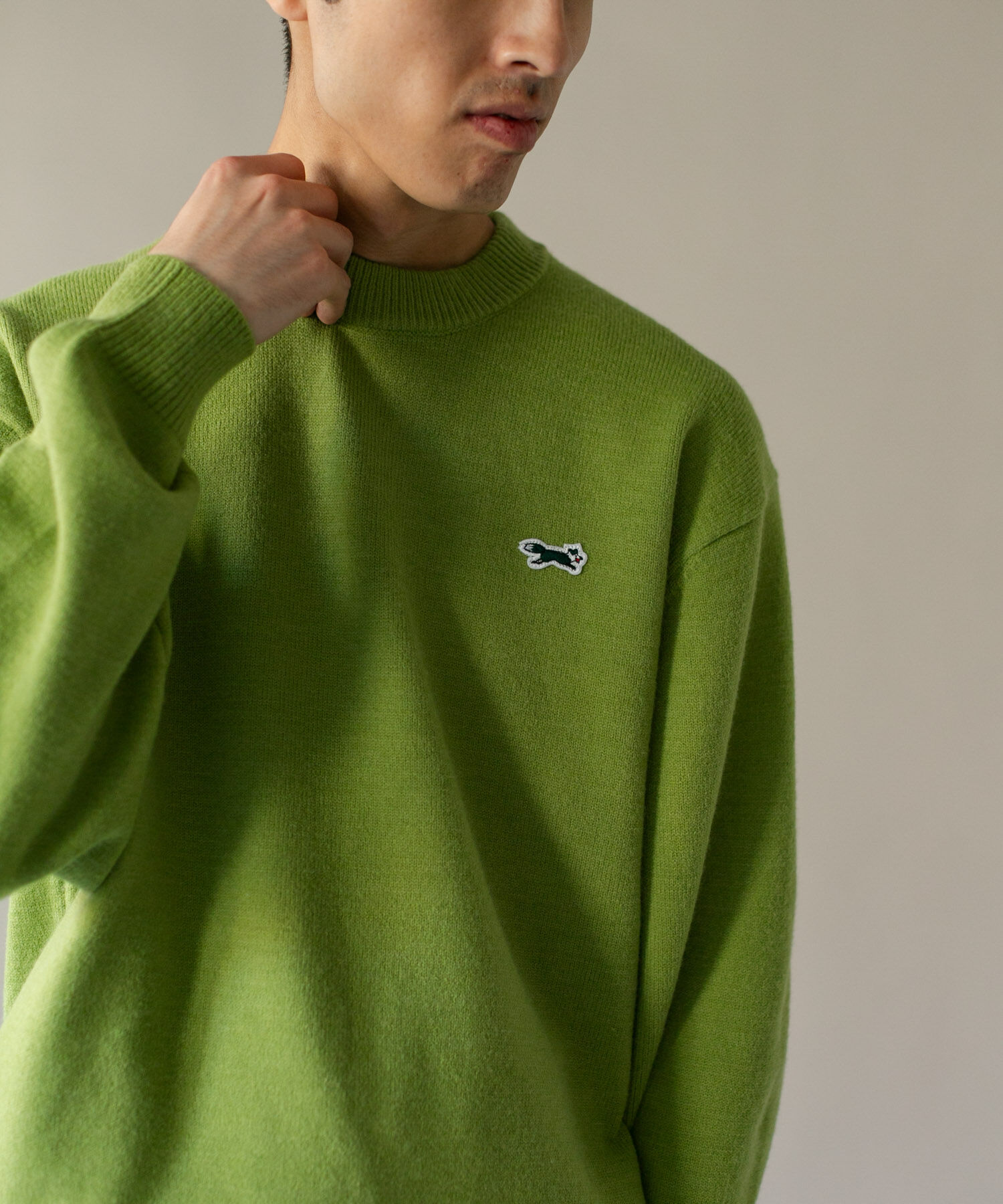 URBAN RESEARCH DOORS「『別注』PENNEYS&times;DOORS　THE FOX クルーネック スフレニット」|ニット・セーター|