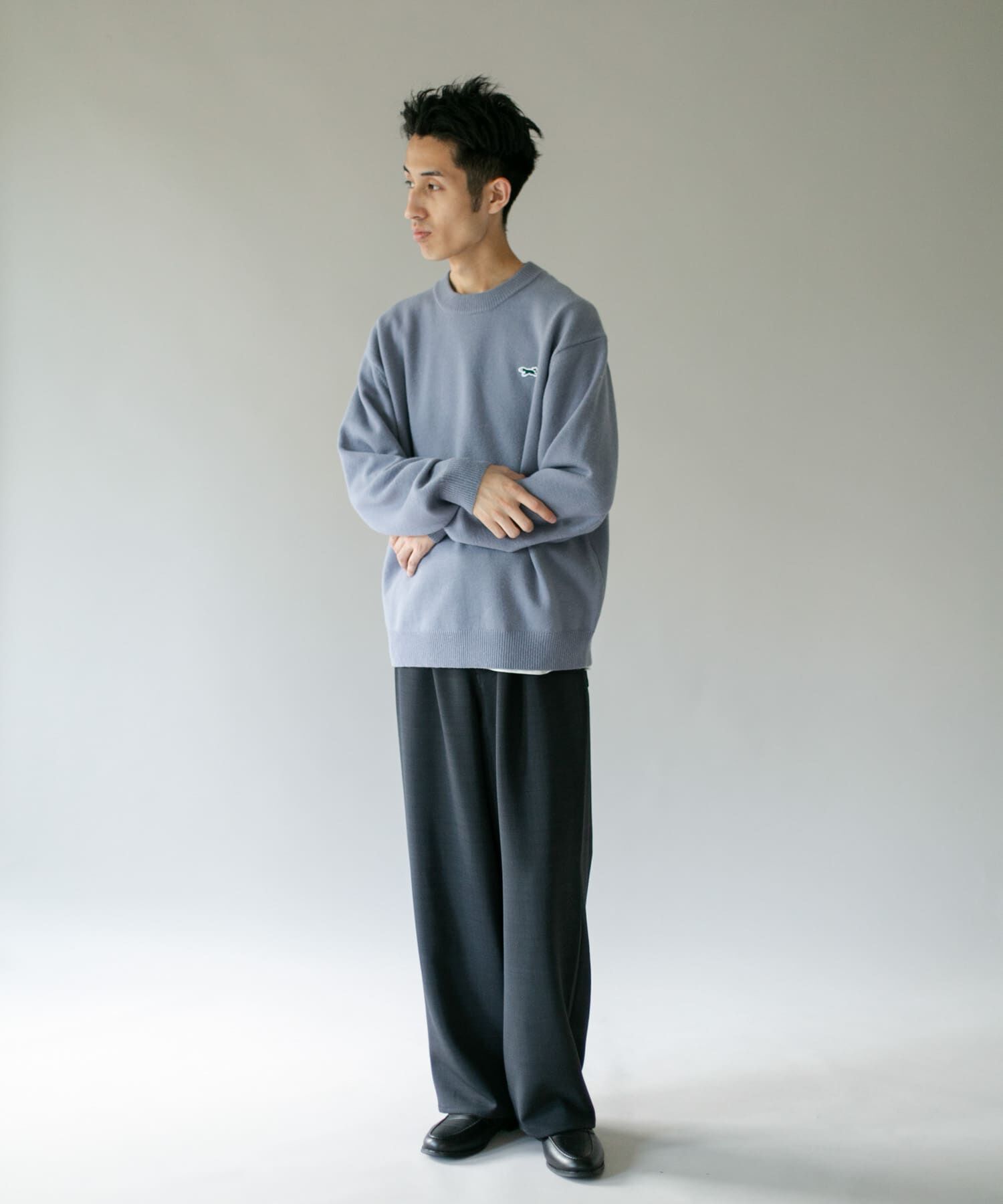 URBAN RESEARCH DOORS「『別注』PENNEYS&times;DOORS　THE FOX クルーネック スフレニット」|ニット・セーター|