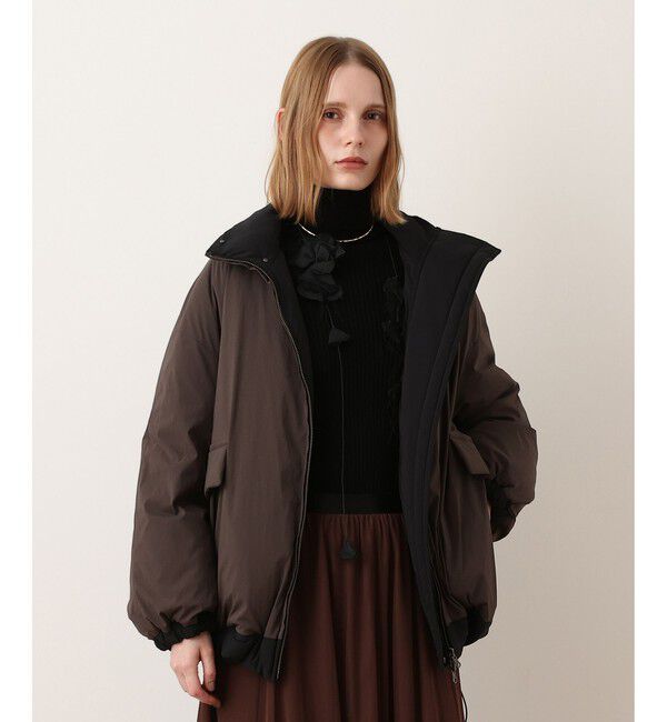 allureville「リバーシブルダウン」|ダッフルコート|