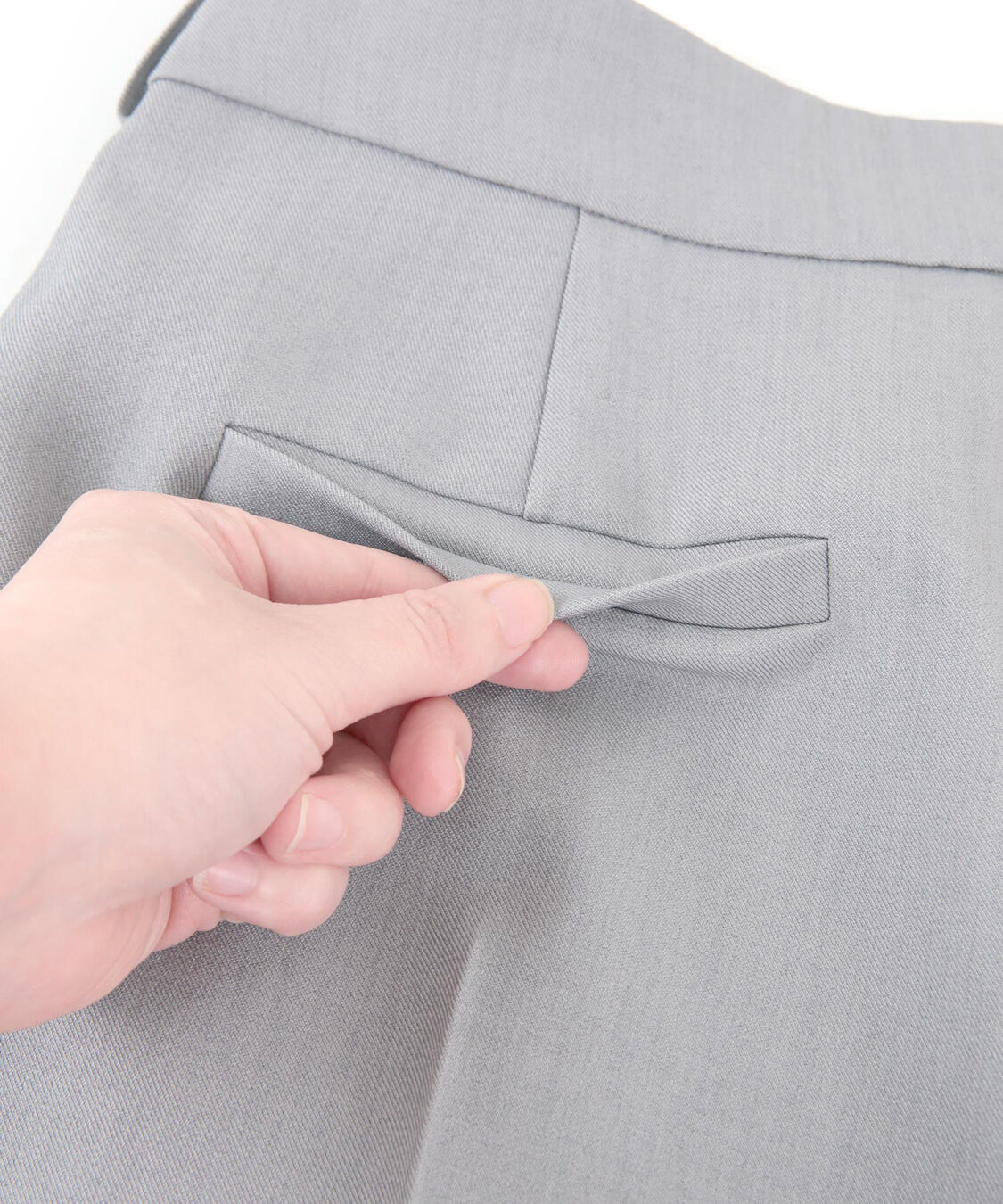 titivate「インタックセンタープレスワイドパンツ」|スラックス|