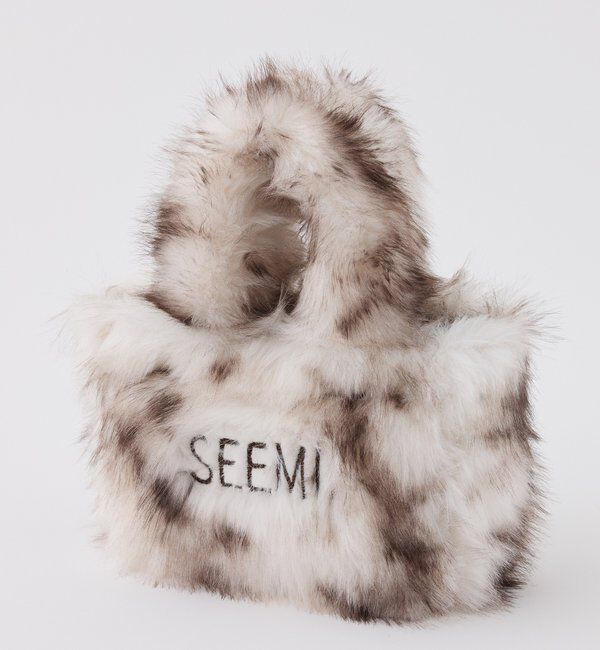 Seemi.by NICE CLAUP「【Seemi.by NICE CLAUP】フェイクファーバッグ」|トートバッグ|