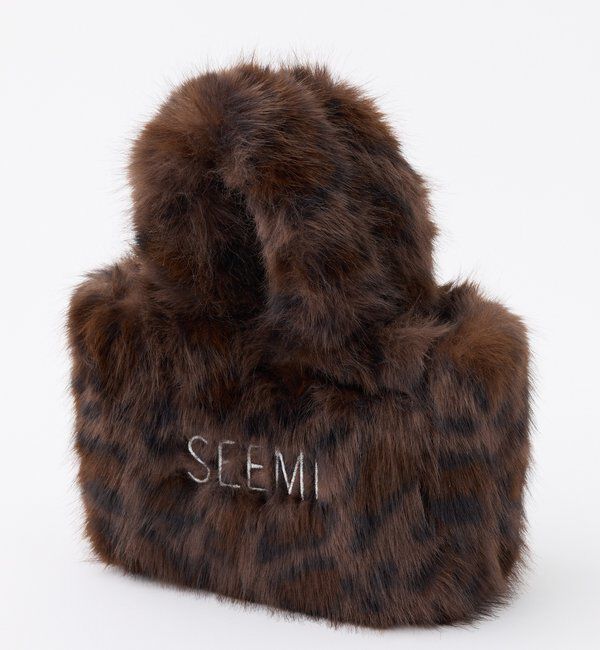 Seemi.by NICE CLAUP「【Seemi.by NICE CLAUP】フェイクファーバッグ」|トートバッグ|