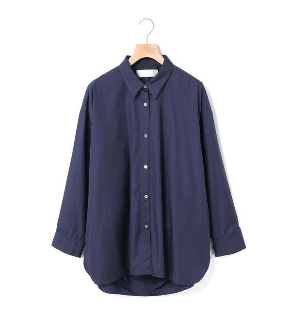 MARMARMAR「MARMARMAR バックコクーンレギュラーシャツ」|シャツ・ブラウス|ネイビー