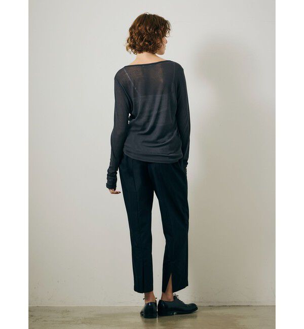 MARMARMAR「MARMARMAR クルーネックシアープルオーバー」|Tシャツ・カットソー|