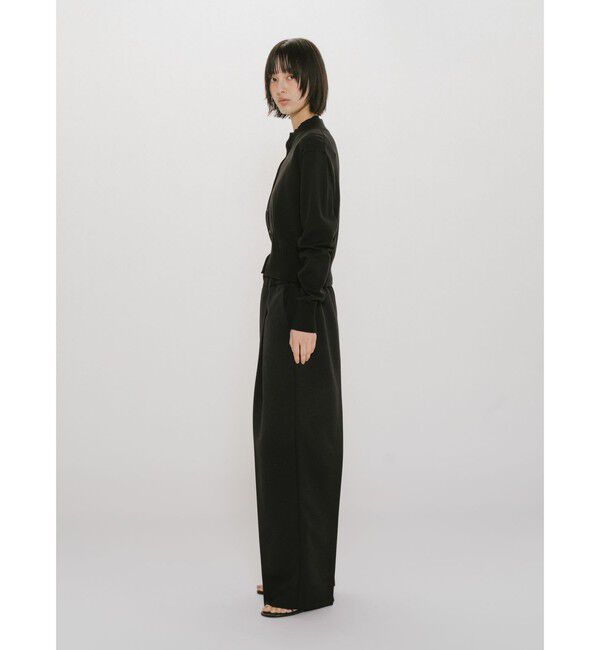 MIDIUMISOLID「MIDIUMISOLID for Ladies ハイネックショートカーディガン」|カーディガン|