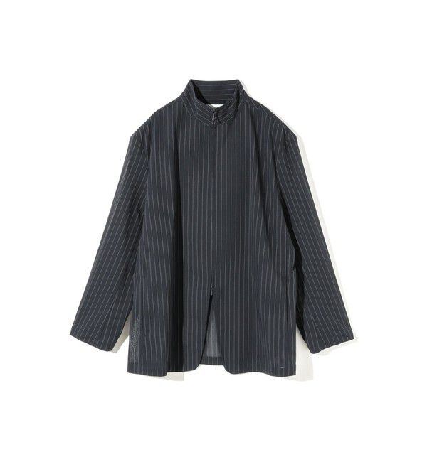 MIDIUMISOLID「MIDIUMISOLID for Ladies シースルージップジャケット」|テーラードジャケット|